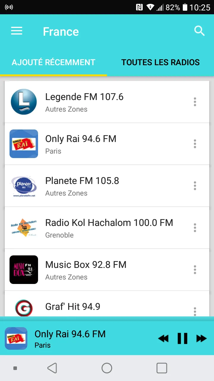 Radio France - direct radios | Indus Appstore | Screenshot