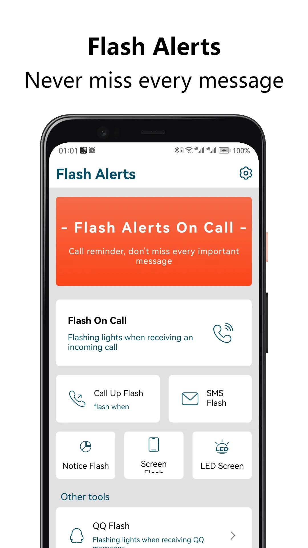 Flash Alerts on Call - SMS來電閃光 | Indus Appstore | Screenshot