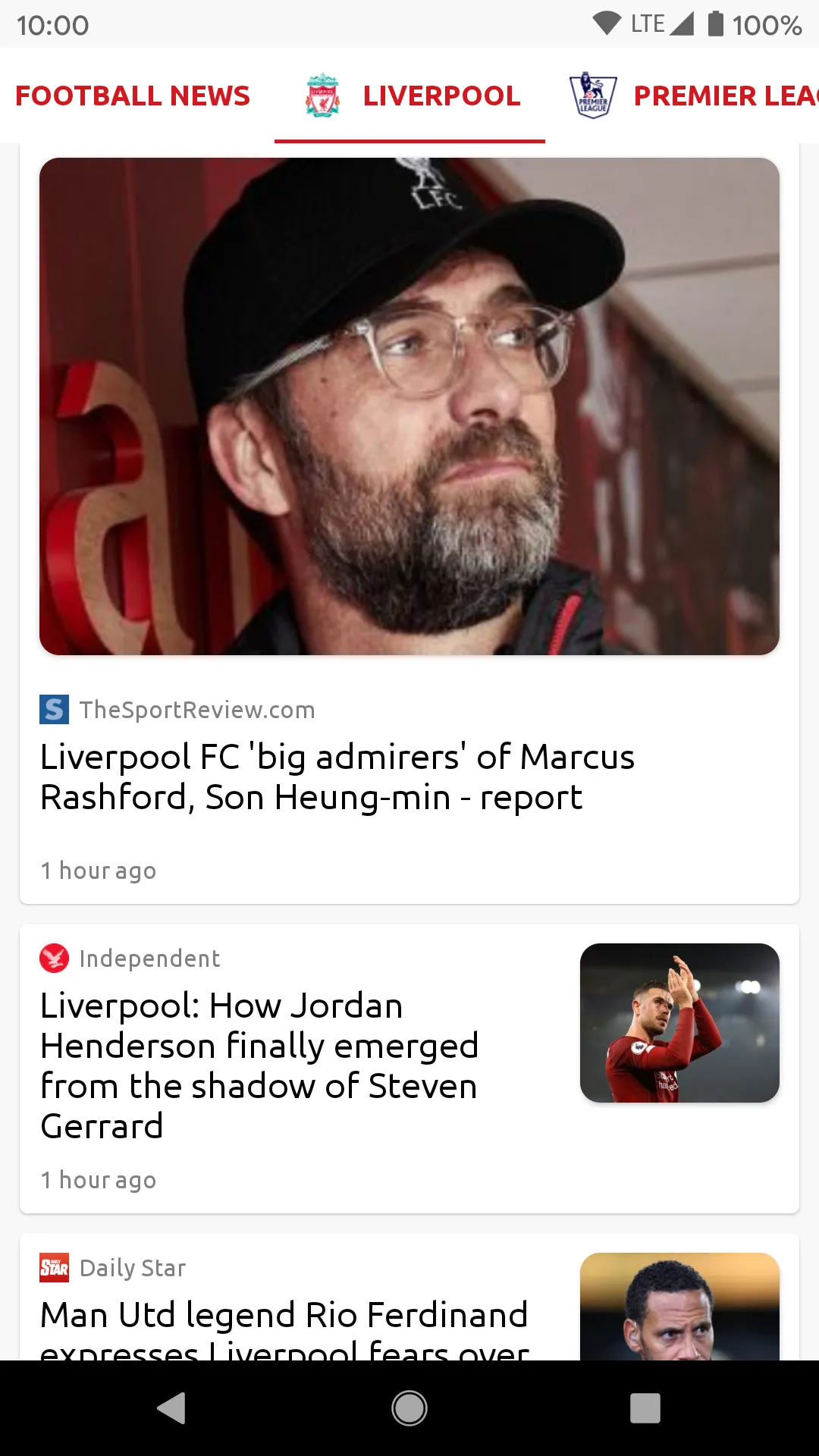 LFC News Feed | Indus Appstore | Screenshot