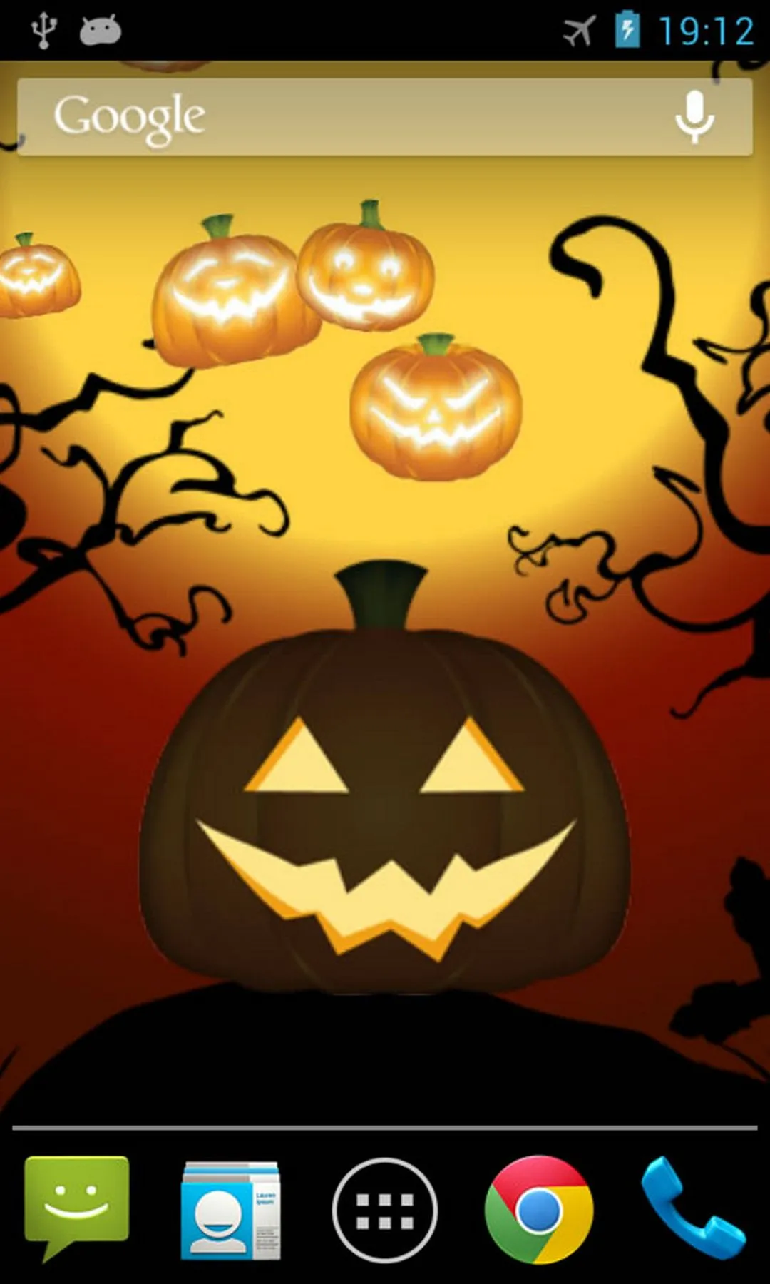 Halloween Pumpkin Live WP | Indus Appstore | Screenshot