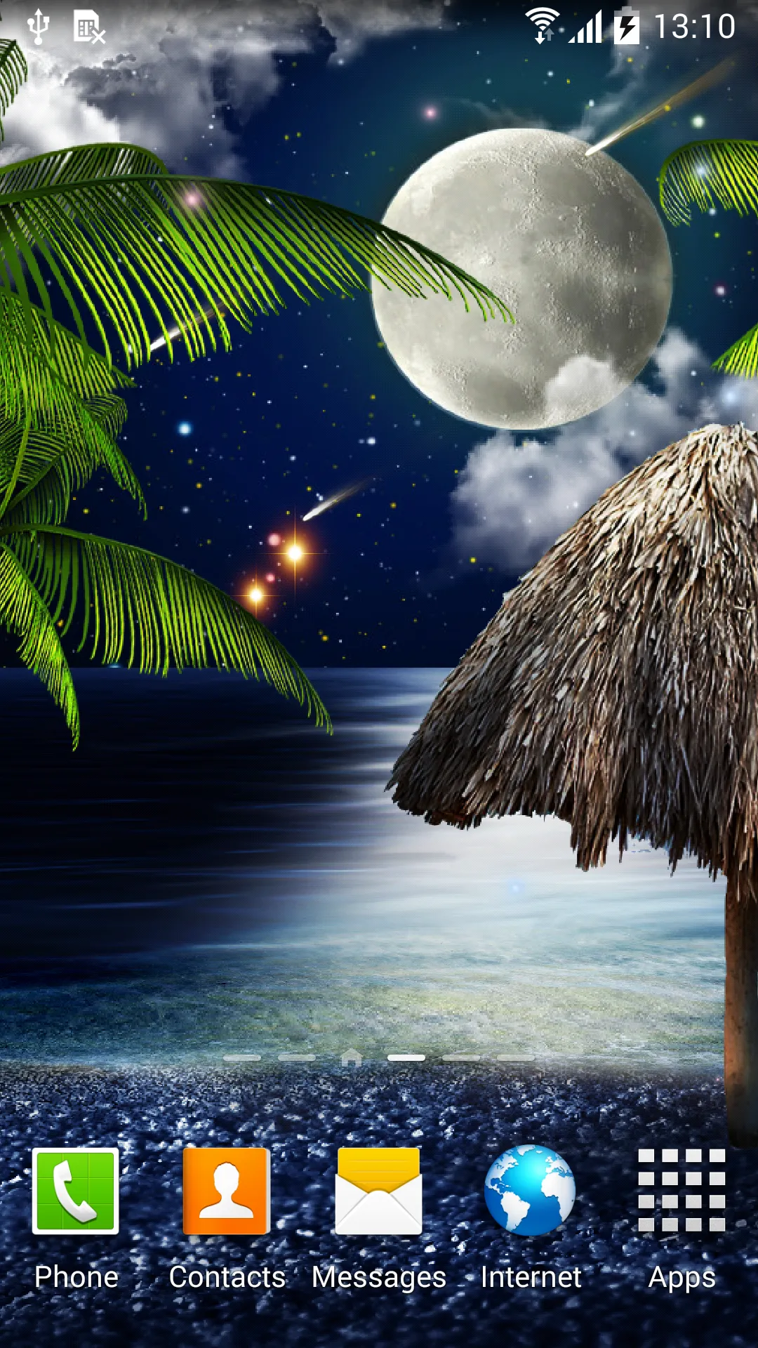 Tropical Night Live Wallpaper | Indus Appstore | Screenshot