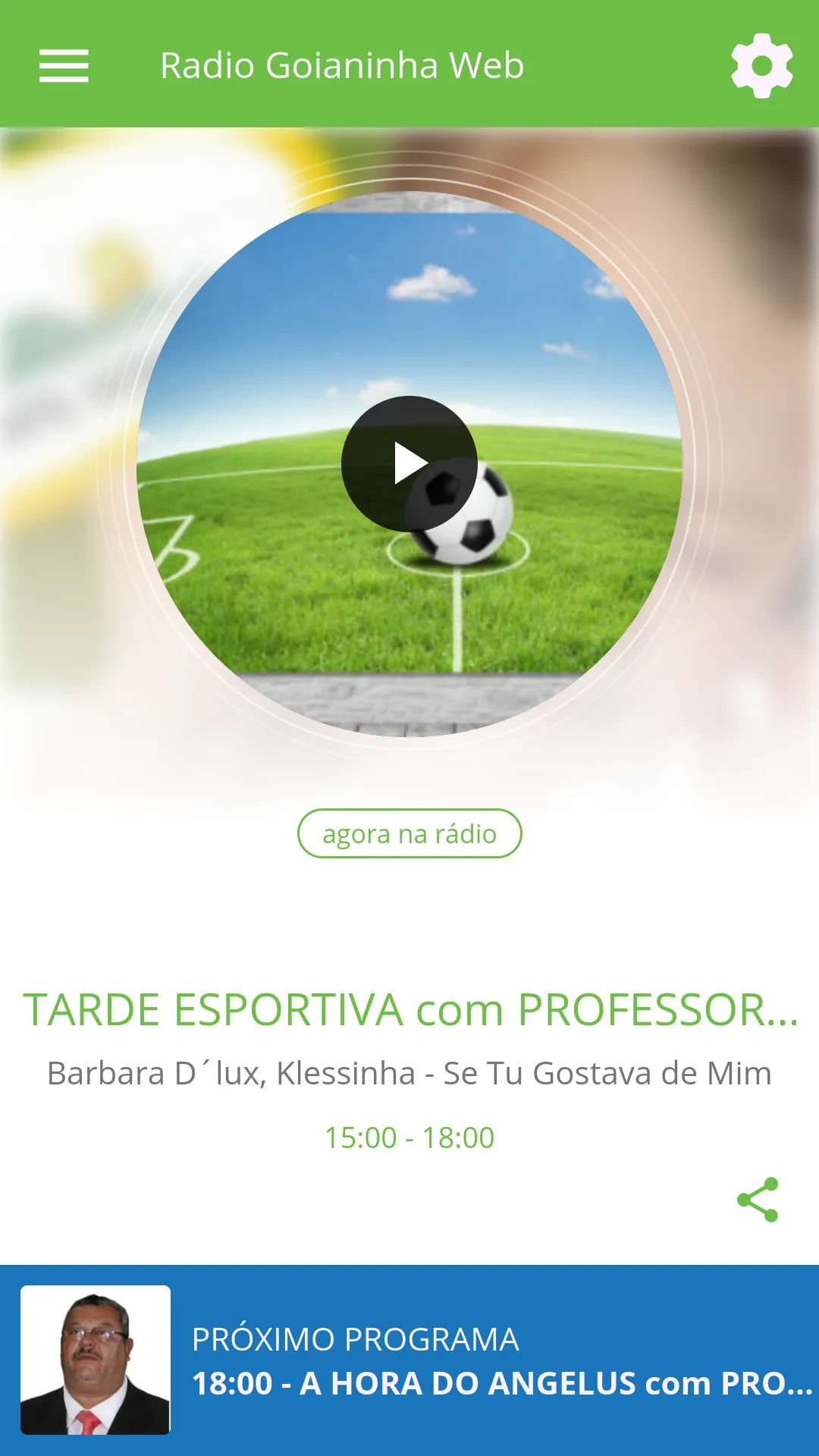 Radio Goianinha Web | Indus Appstore | Screenshot