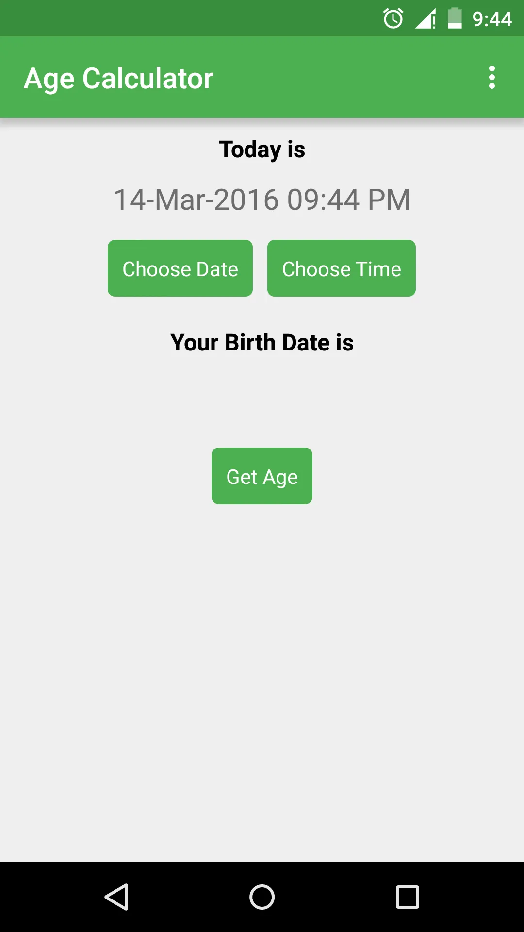 Age Calculator | Indus Appstore | Screenshot