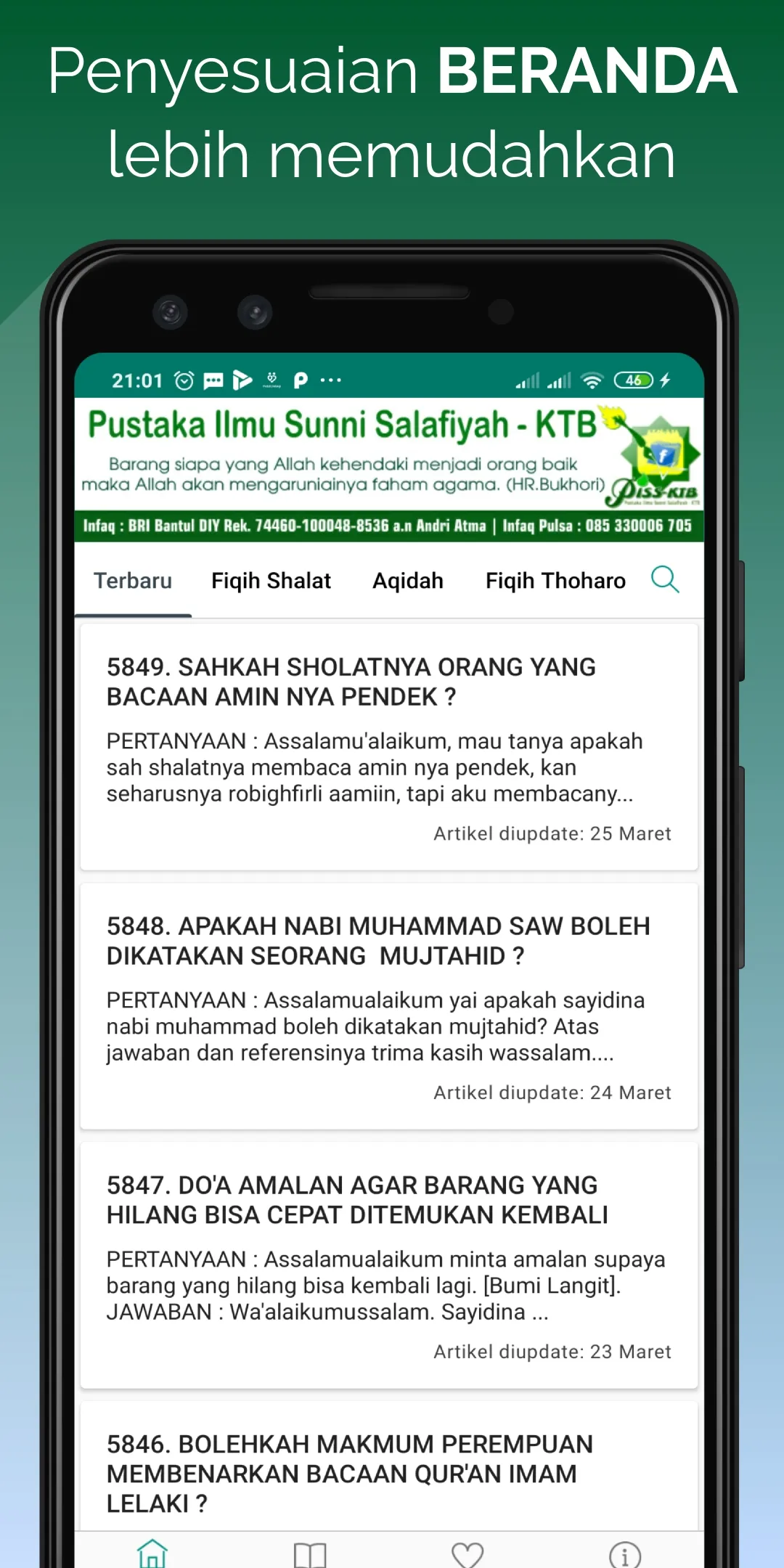 Ustadz Menjawab (Online) | Indus Appstore | Screenshot