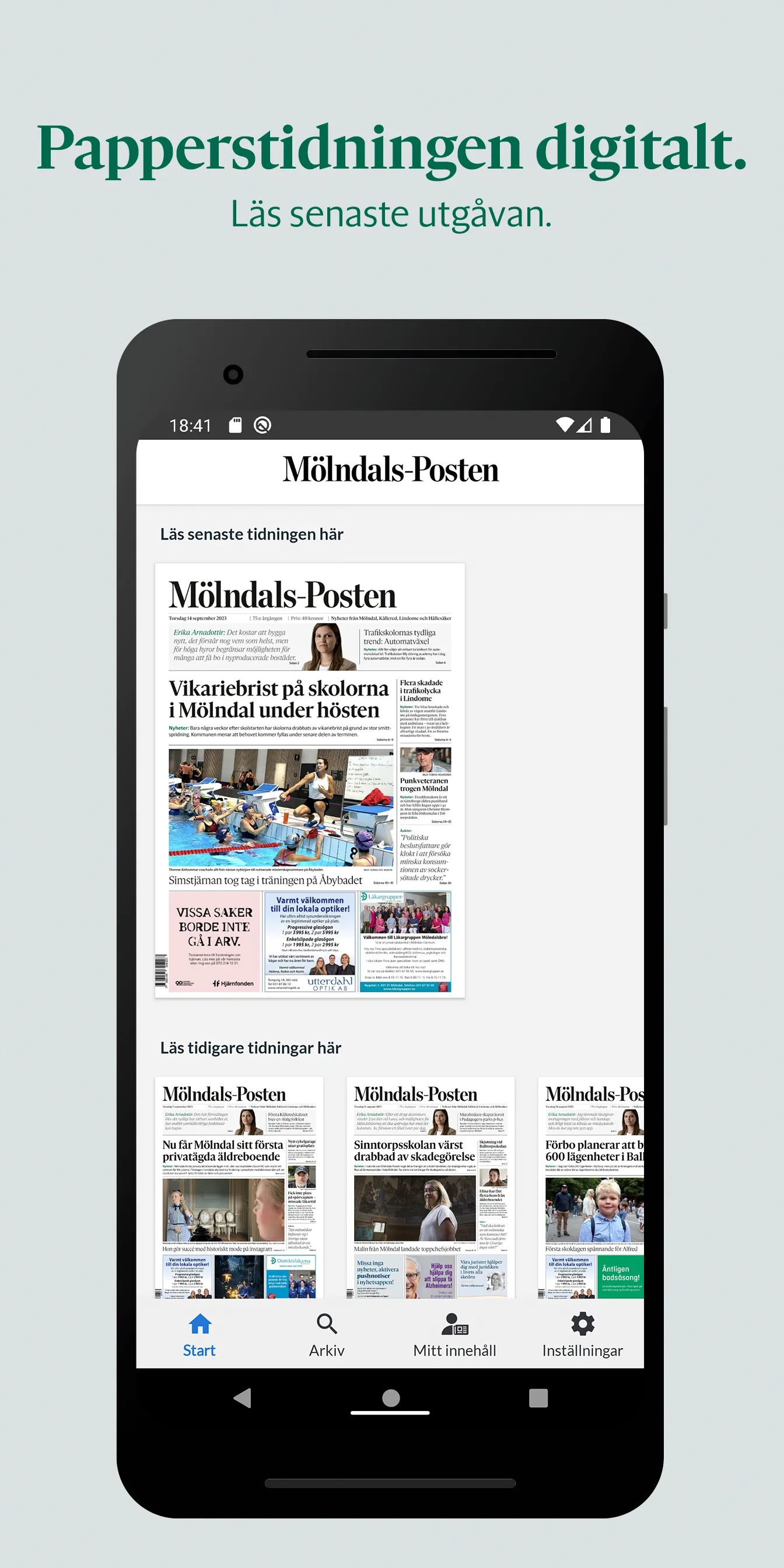 Mölndals-Posten e-tidning | Indus Appstore | Screenshot