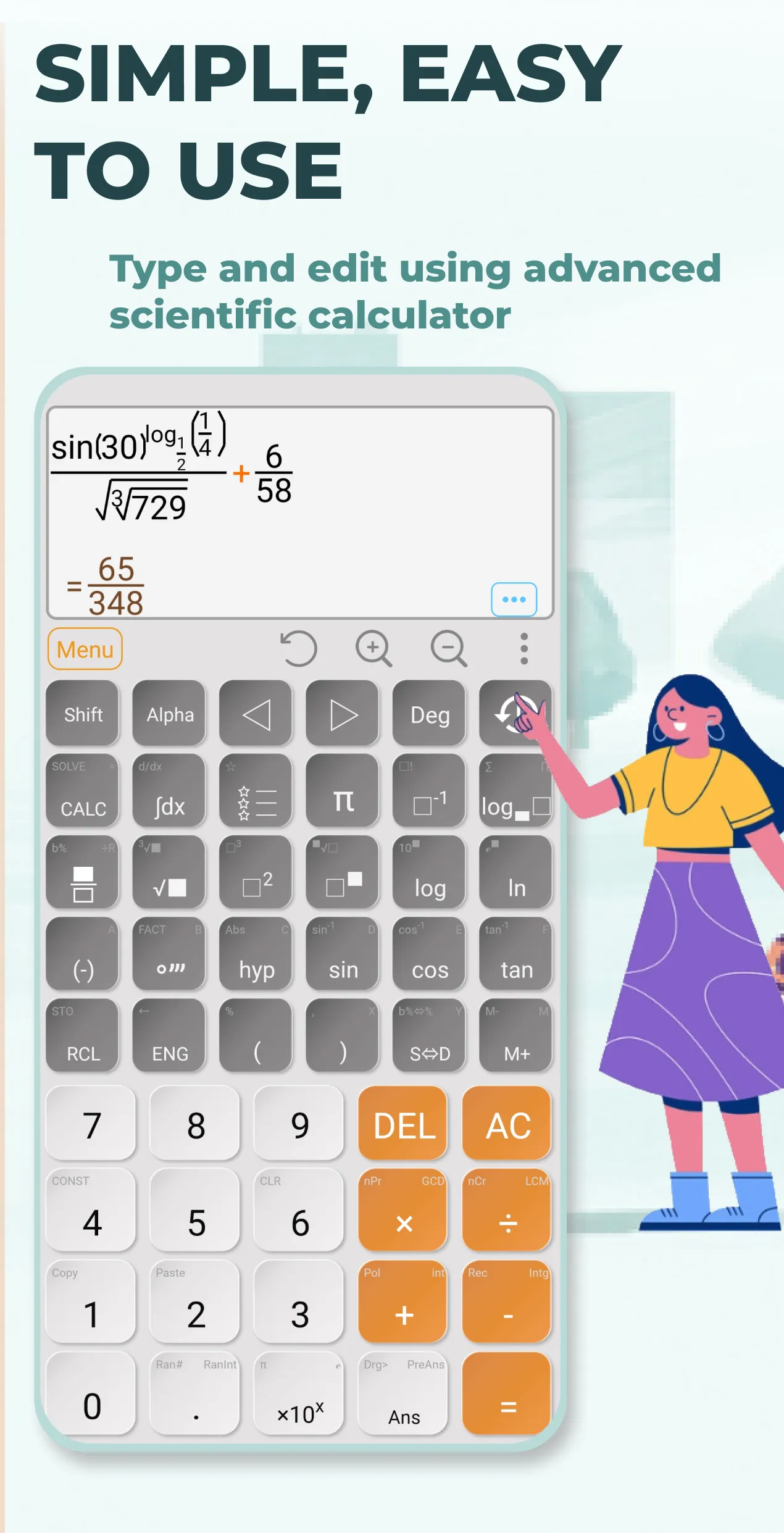 HiEdu Scientific Calculator | Indus Appstore | Screenshot