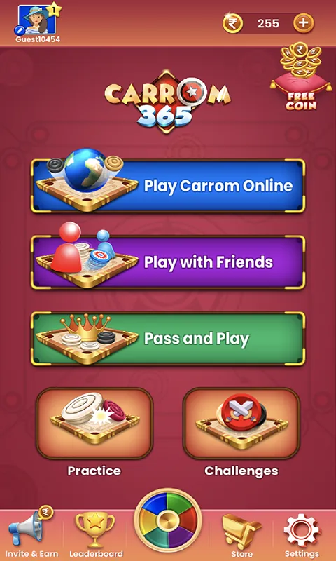 Carrom 365 Real Game | Indus Appstore | Screenshot