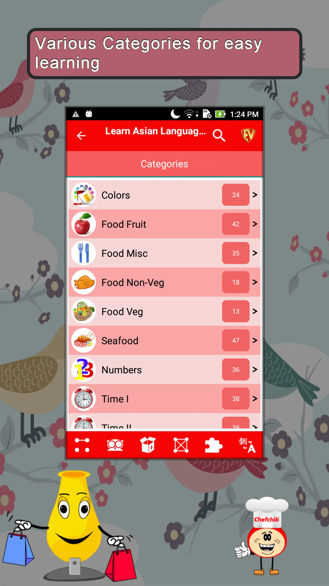 Learn Asian Languages Guide | Indus Appstore | Screenshot