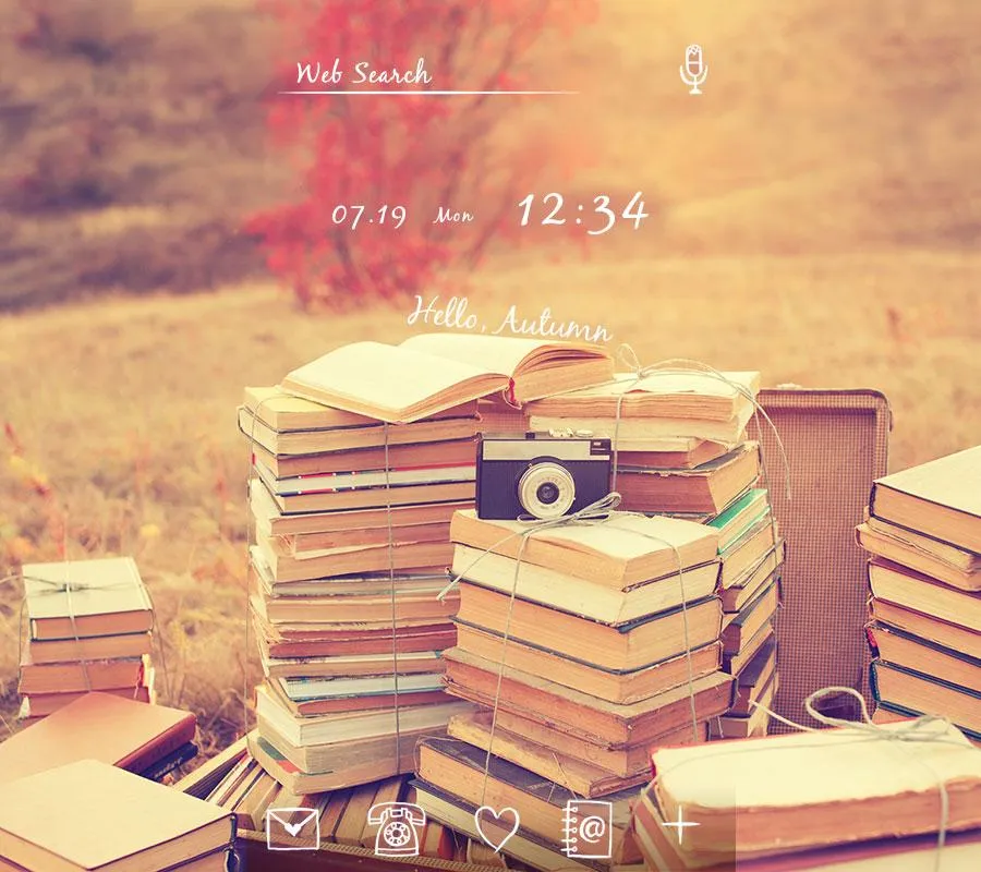 Cute Theme-Autumn Reading- | Indus Appstore | Screenshot