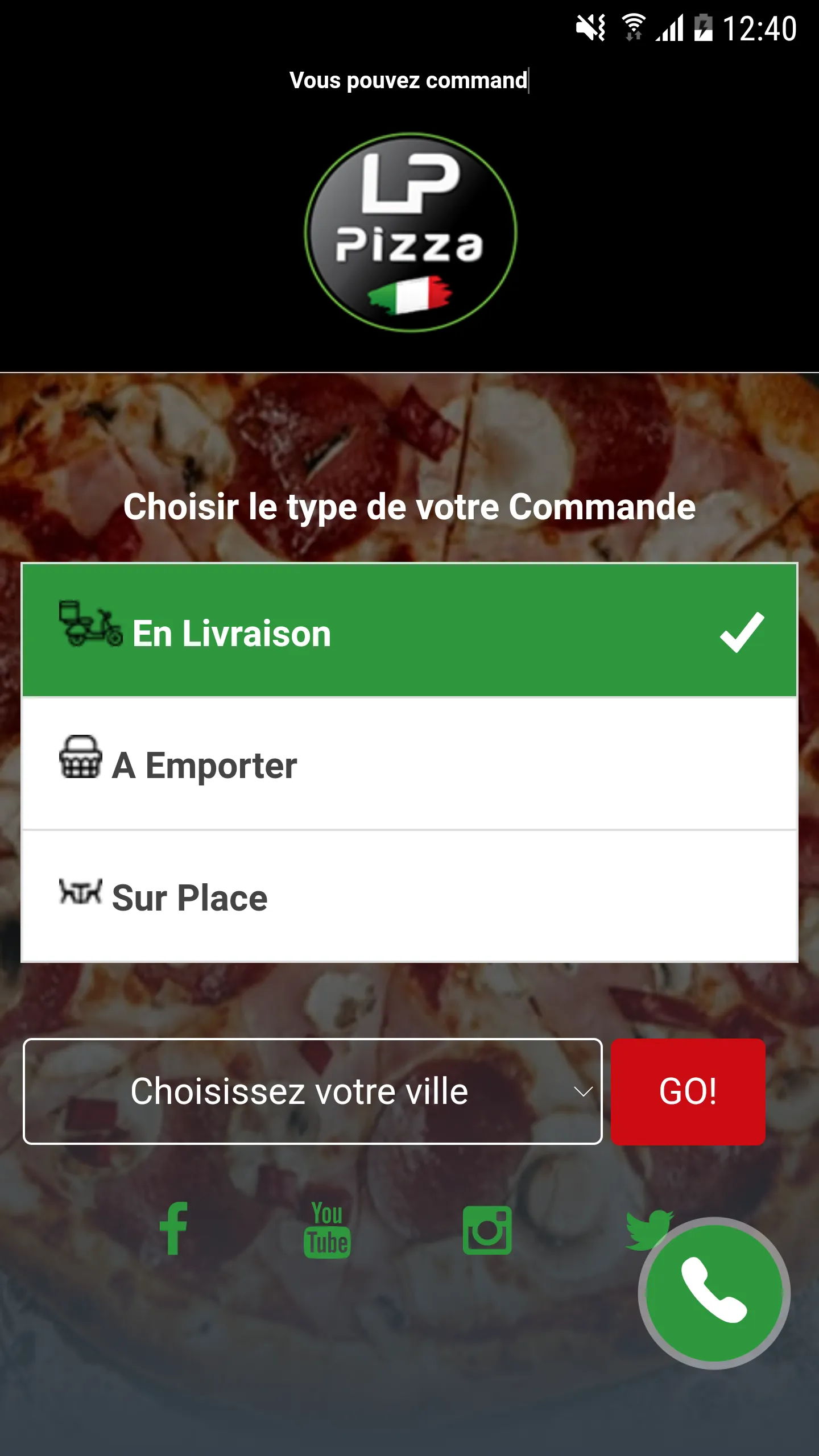 LP Pizza Rouen | Indus Appstore | Screenshot