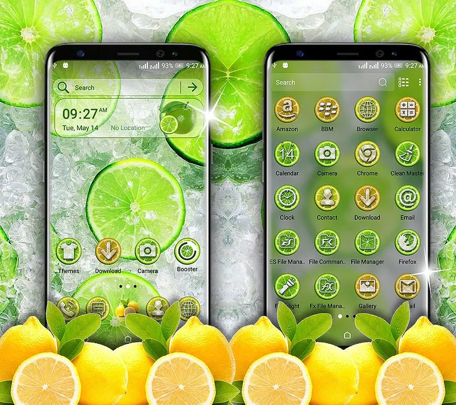 Lemon Launcher Theme | Indus Appstore | Screenshot