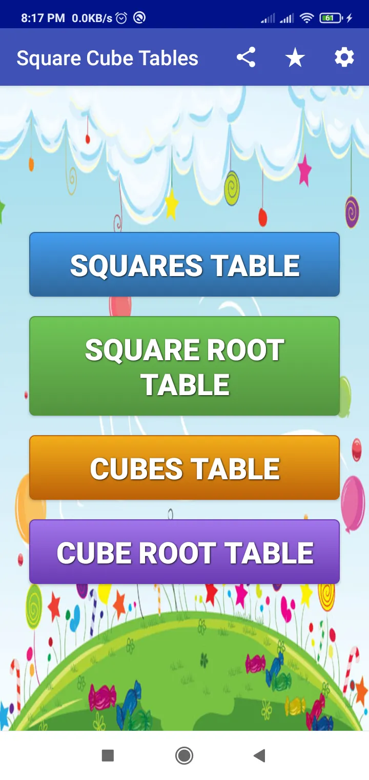 Square Cube Tables | Indus Appstore | Screenshot