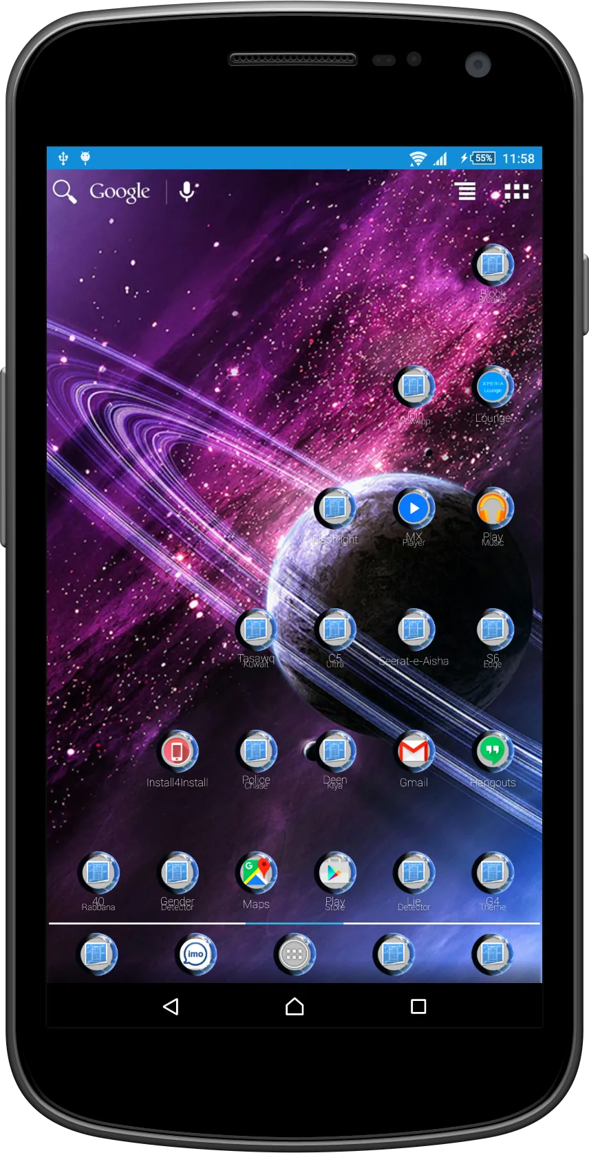 Space Theme & Launcher | Indus Appstore | Screenshot