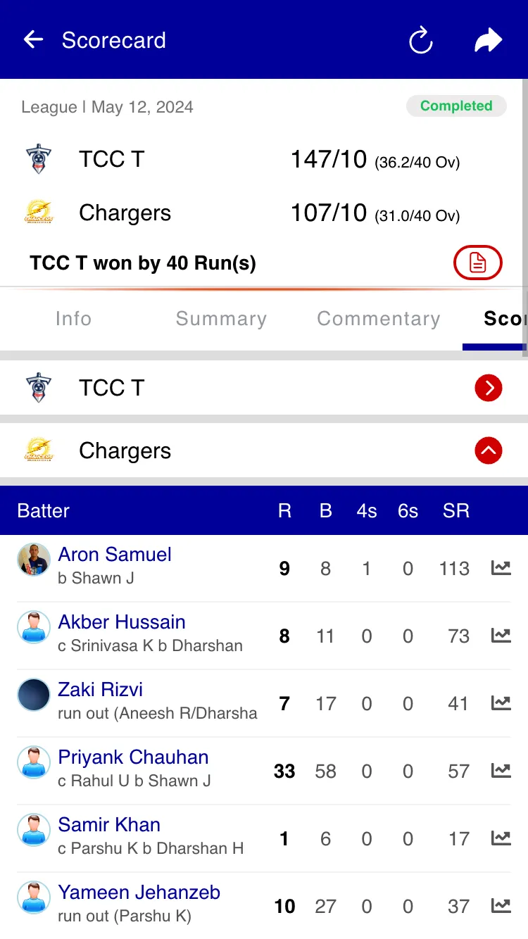 Houston Cricket League | Indus Appstore | Screenshot