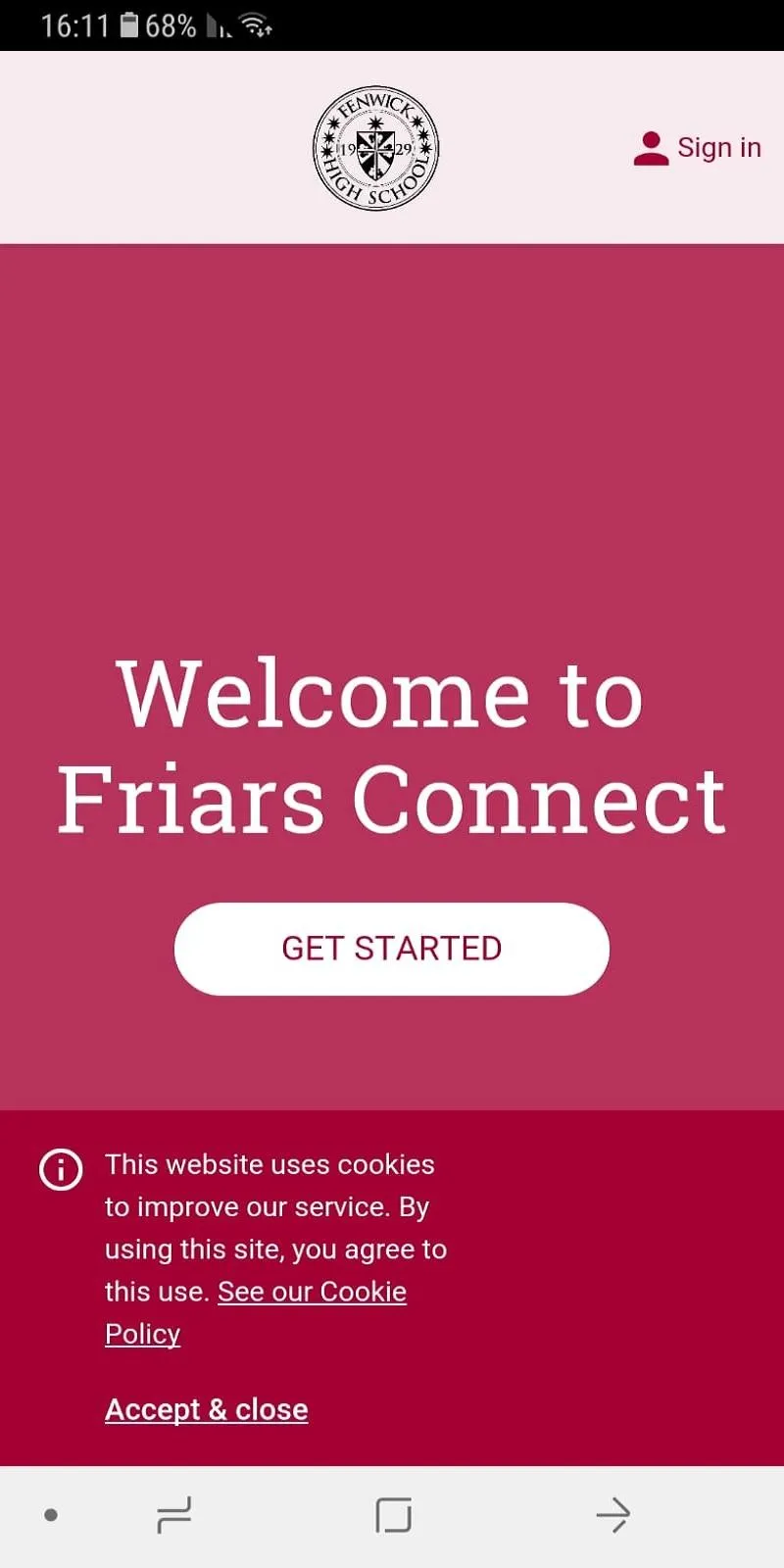 Friars Connect | Indus Appstore | Screenshot