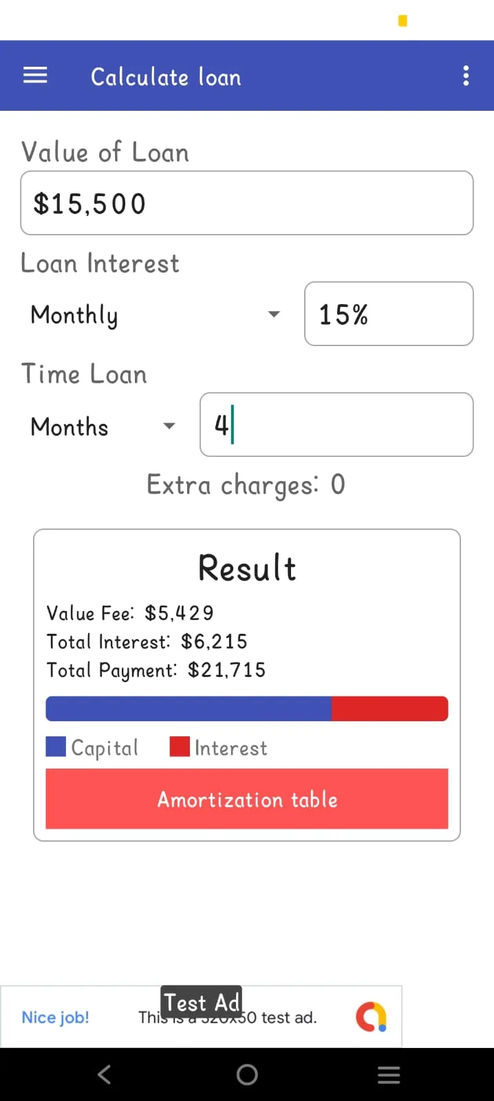 Loan Simulator | Indus Appstore | Screenshot