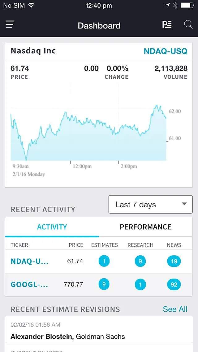 Nasdaq IR Insight | Indus Appstore | Screenshot