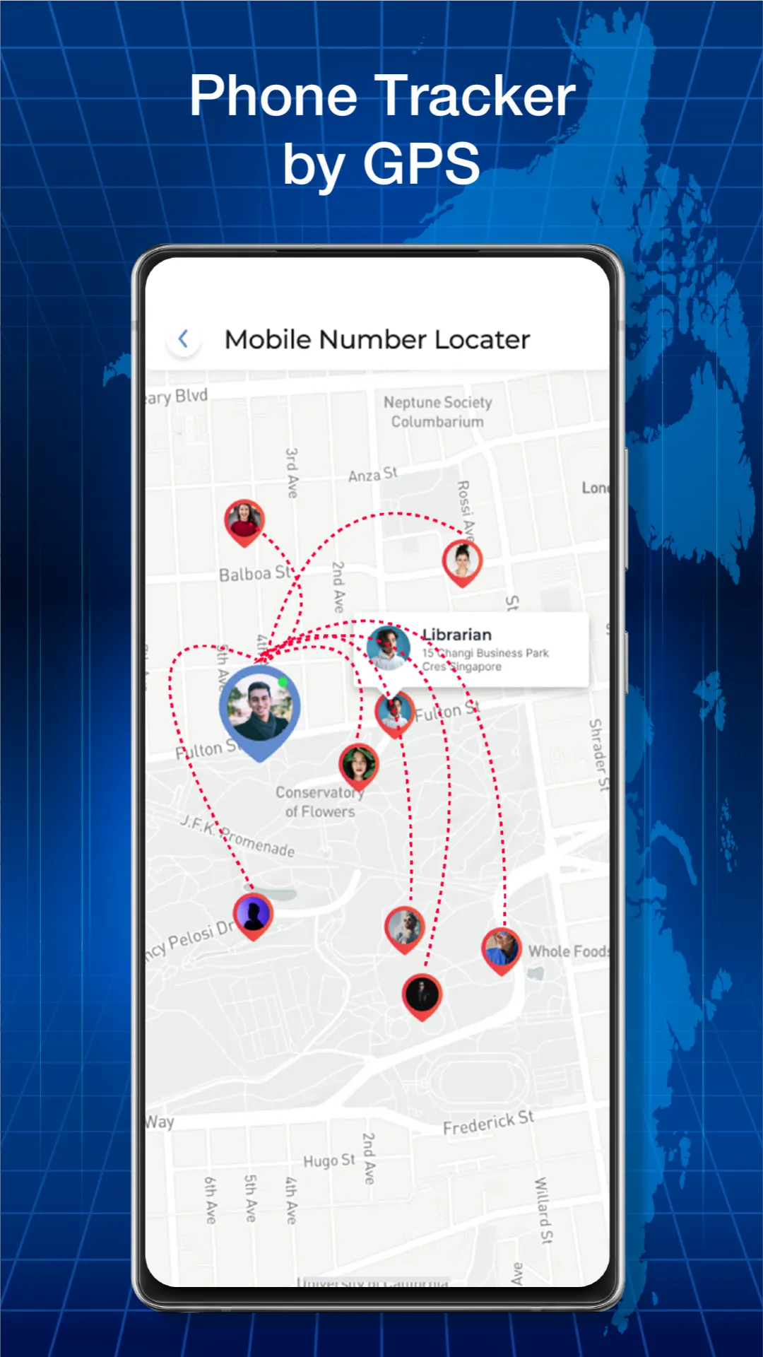 GPS Tracker for Number Locator | Indus Appstore | Screenshot