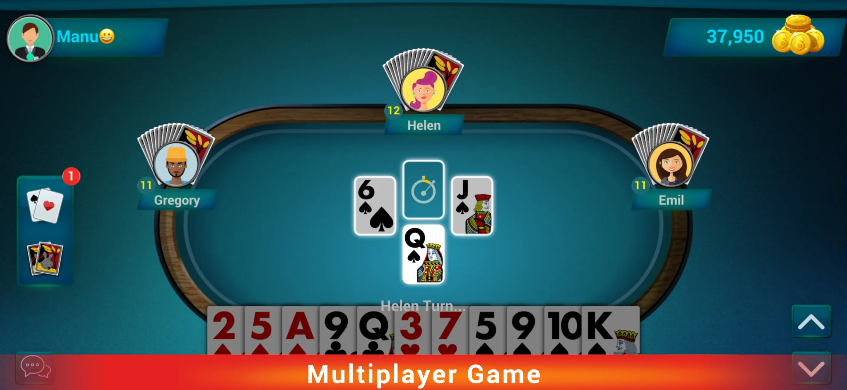 Donkey: Multiplayer Card Game | Indus Appstore | Screenshot