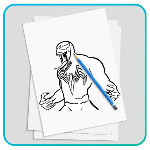 How To Draw Superhero Venom | Indus Appstore | Screenshot