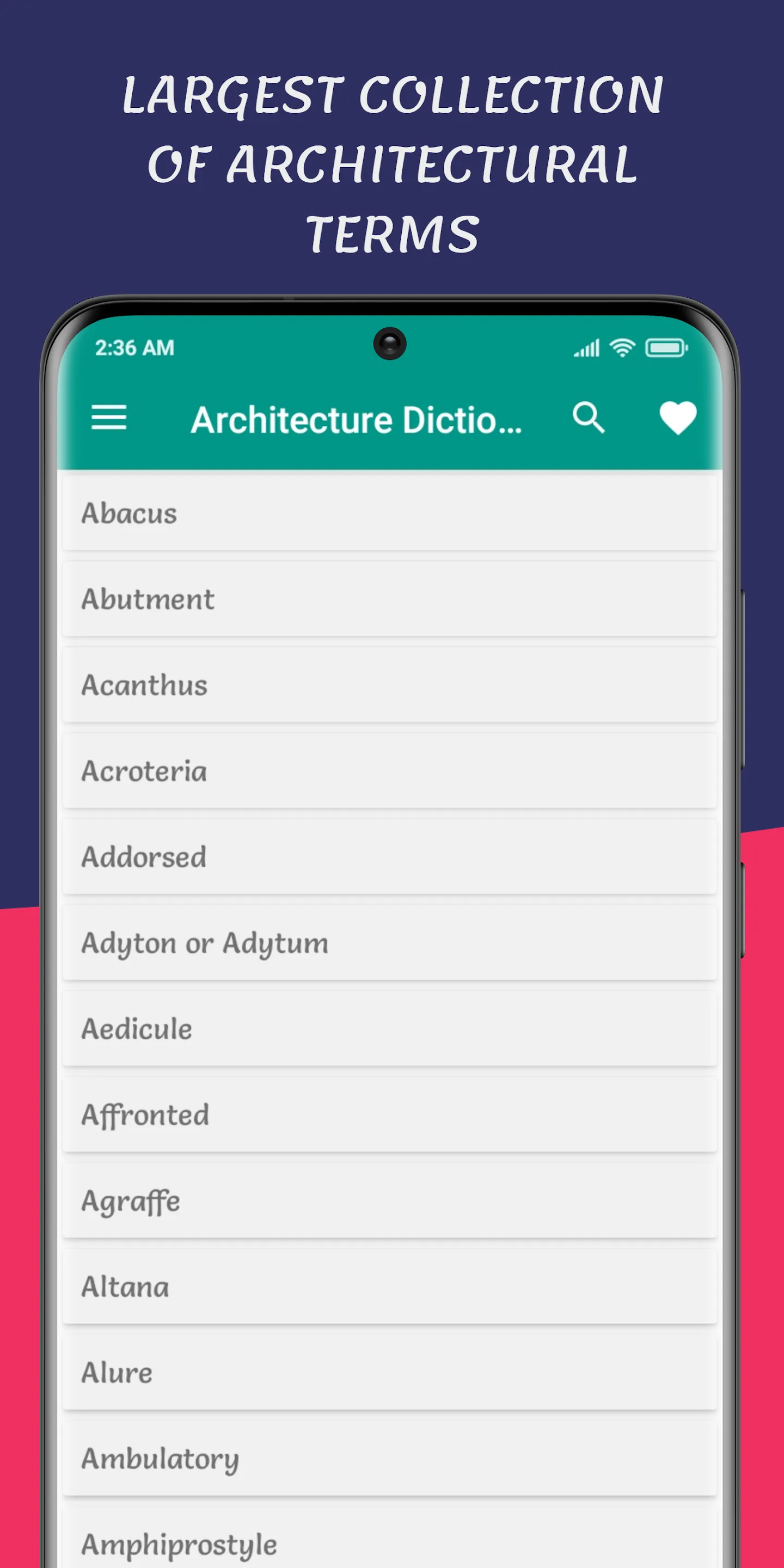 Architecture Dictionary | Indus Appstore | Screenshot