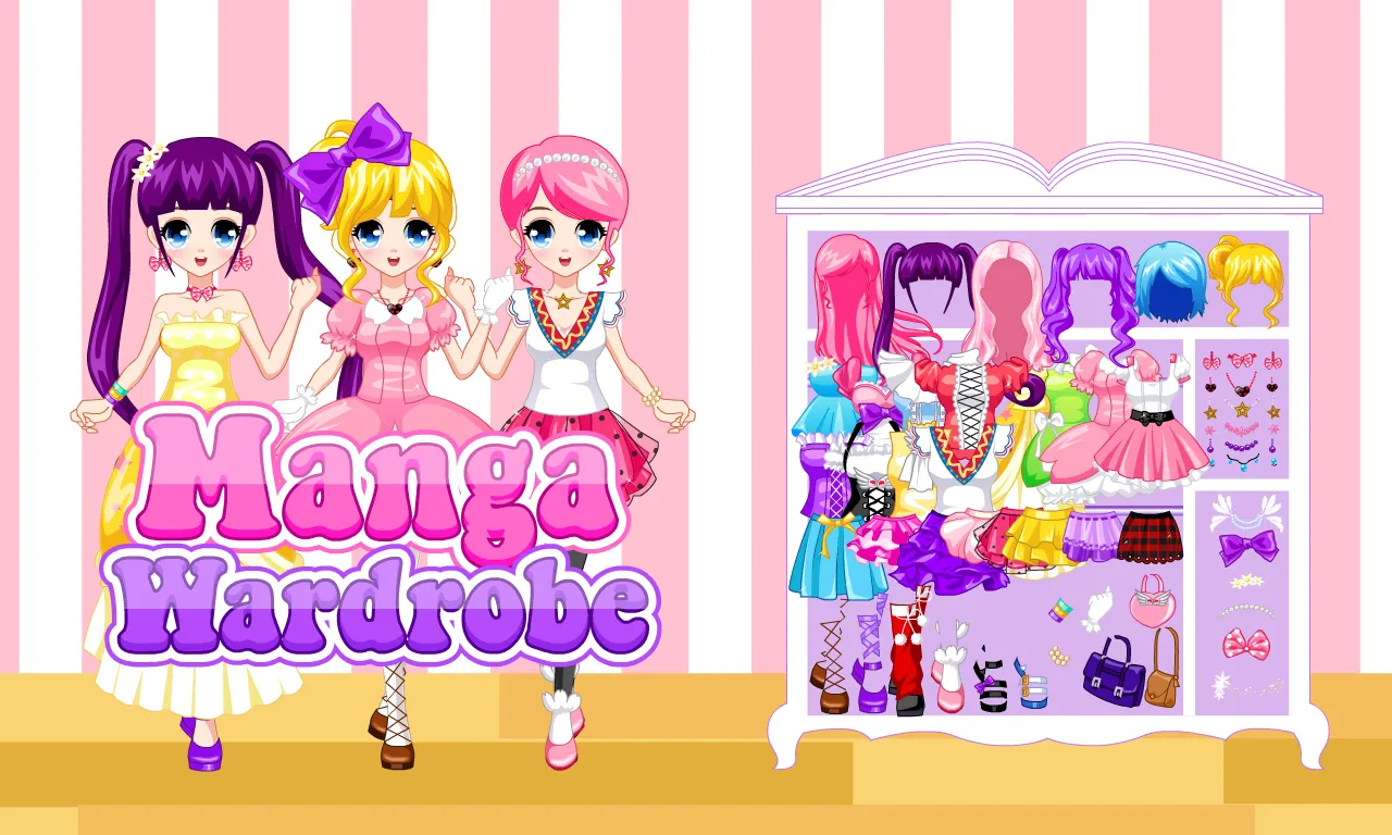 Dress Up Manga Wardrobe | Indus Appstore | Screenshot