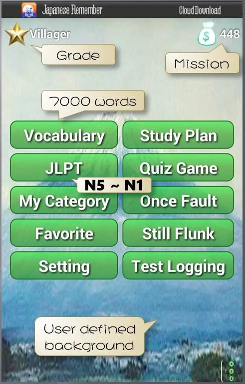 Japanese Remember, JLPT N5~N1 | Indus Appstore | Screenshot