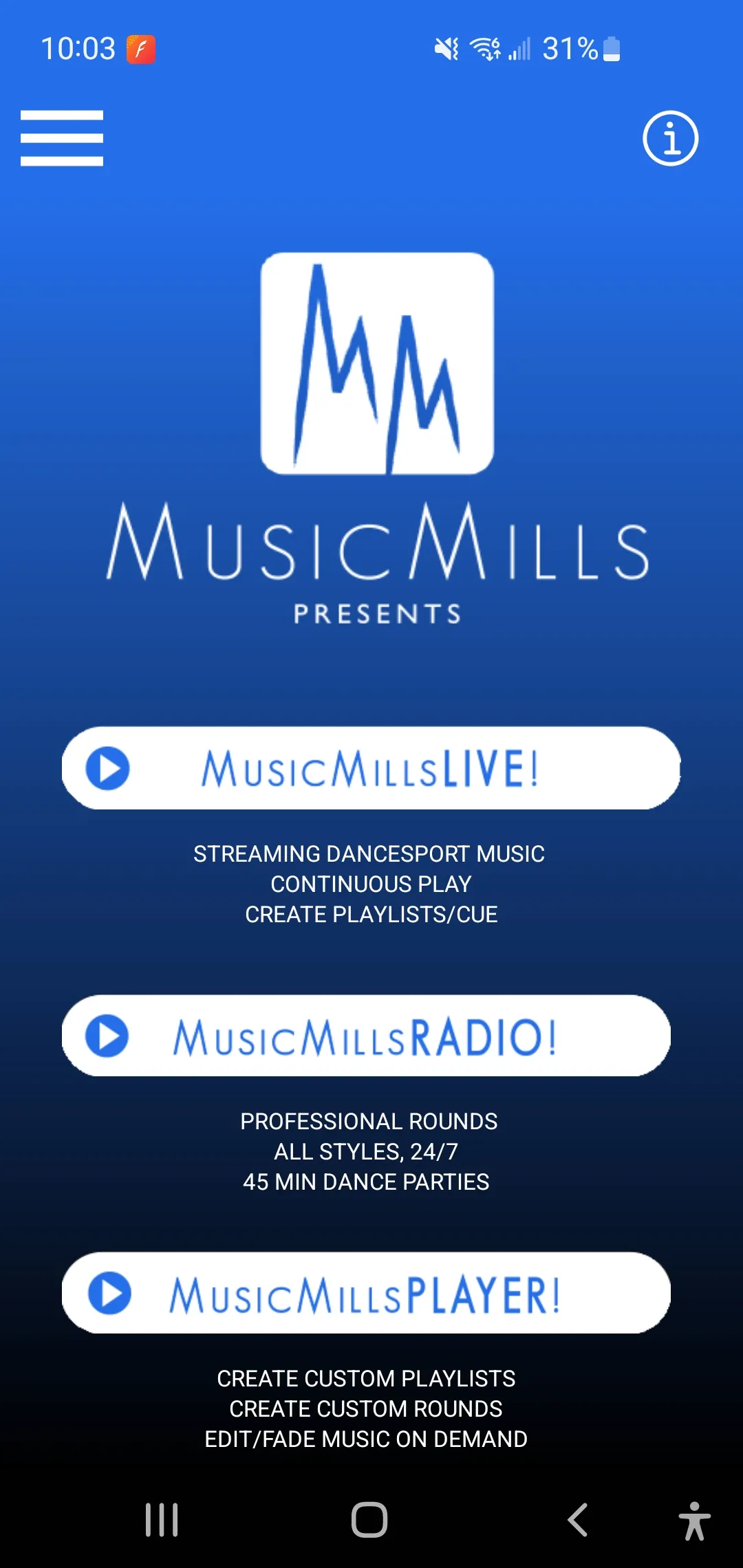 MusicMills | Indus Appstore | Screenshot