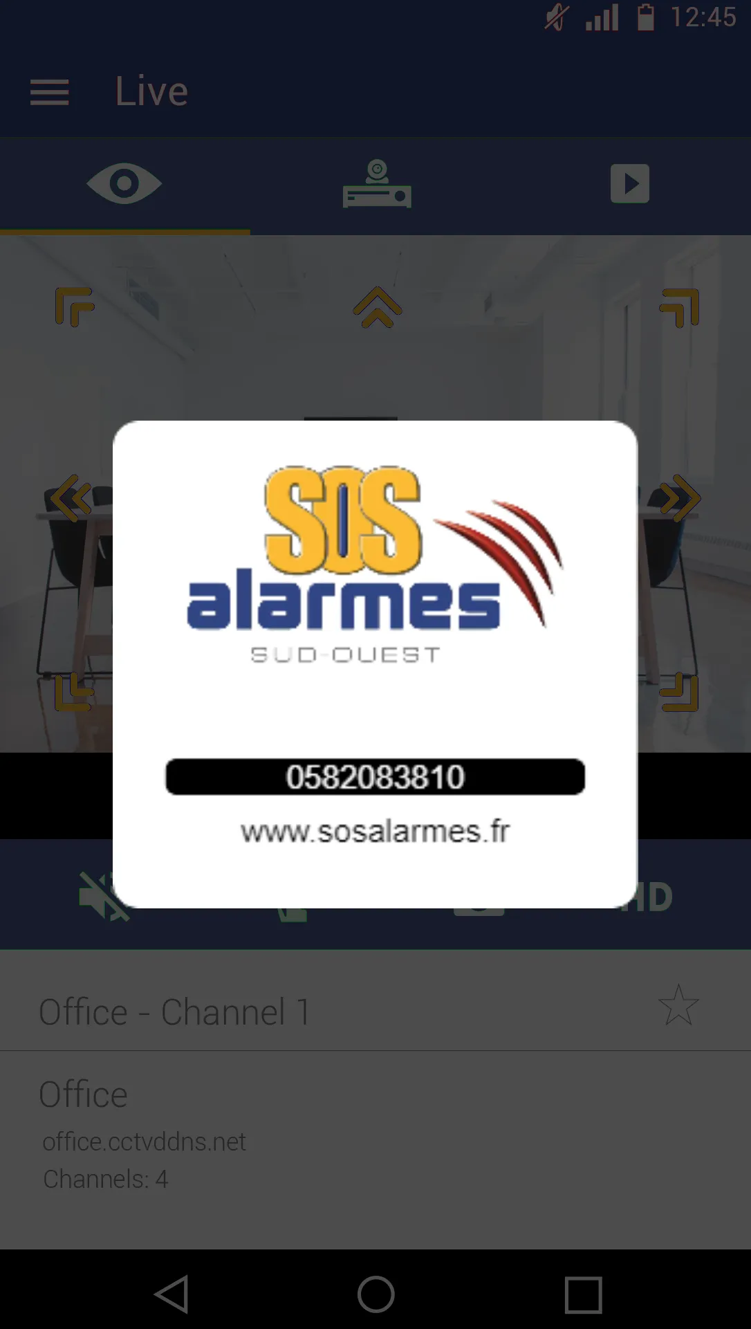 SOS ALARMES EasyView | Indus Appstore | Screenshot