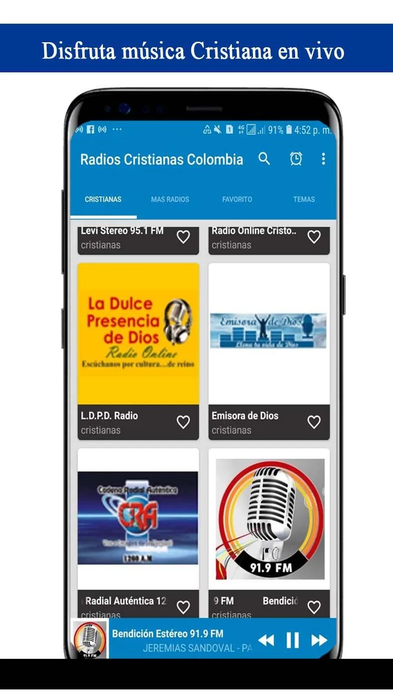 Radios Cristianas Colombia | Indus Appstore | Screenshot