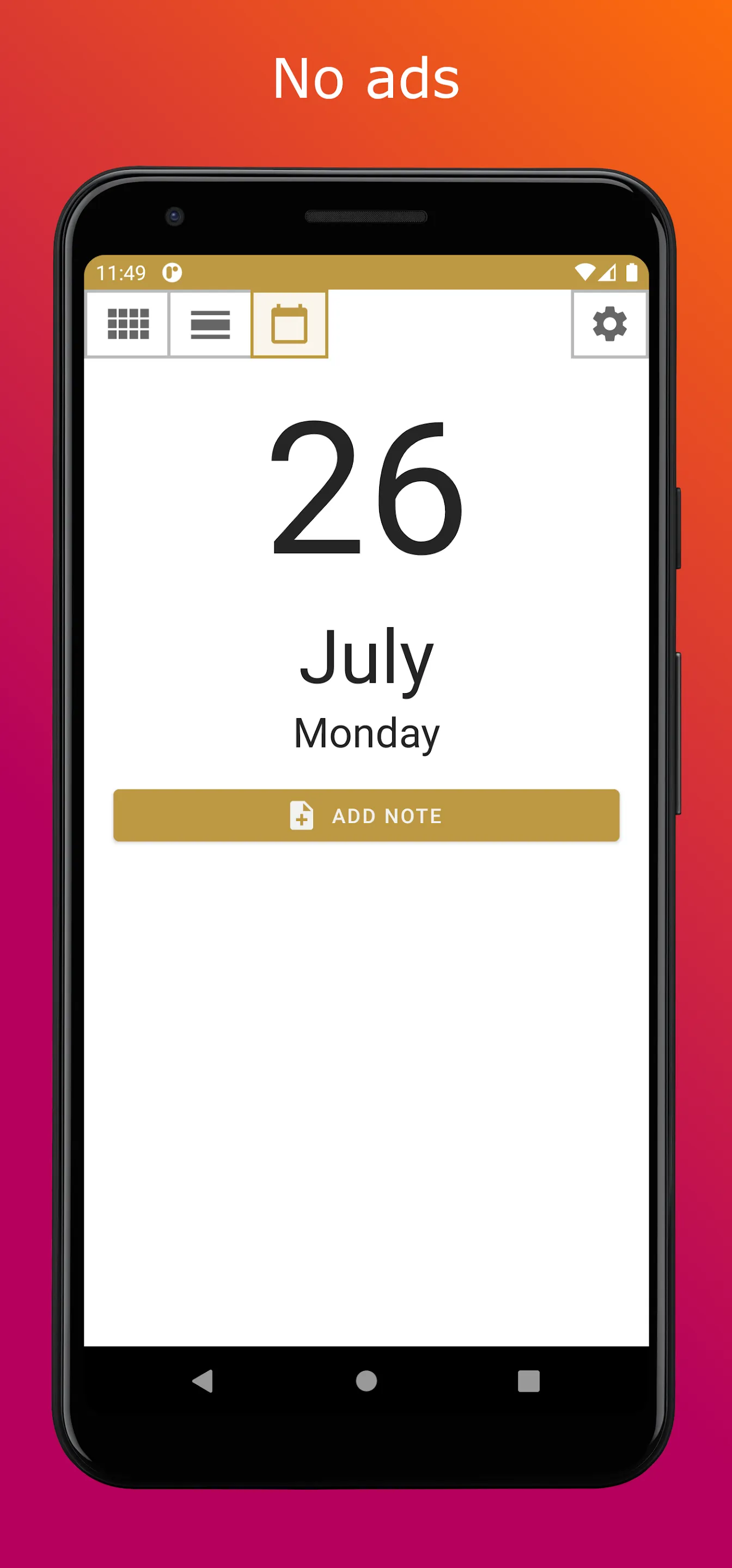 Note Calendar | Indus Appstore | Screenshot