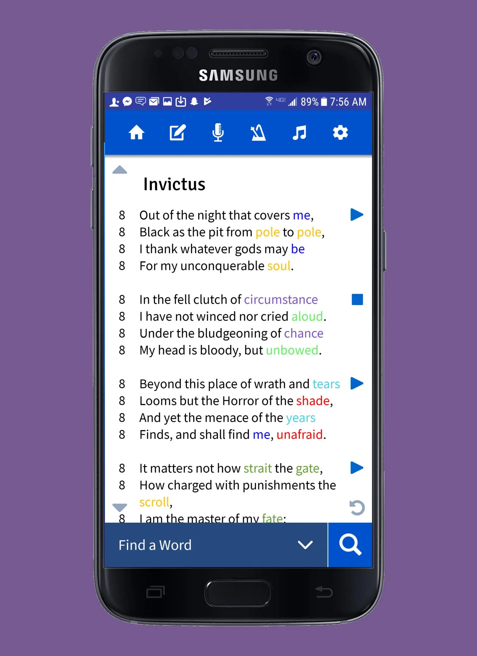 Lyric Notepad - Song Writing | Indus Appstore | Screenshot