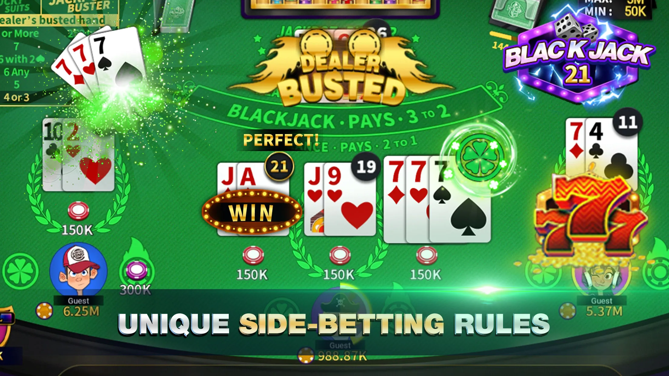 Blackjack 21 Online & Offline | Indus Appstore | Screenshot