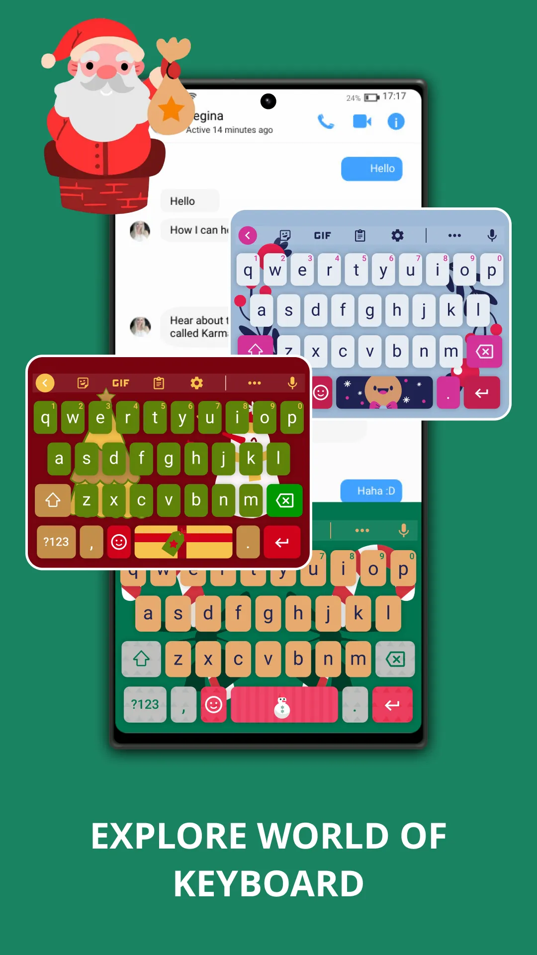 Keyboard Themes: Font & Emoji | Indus Appstore | Screenshot