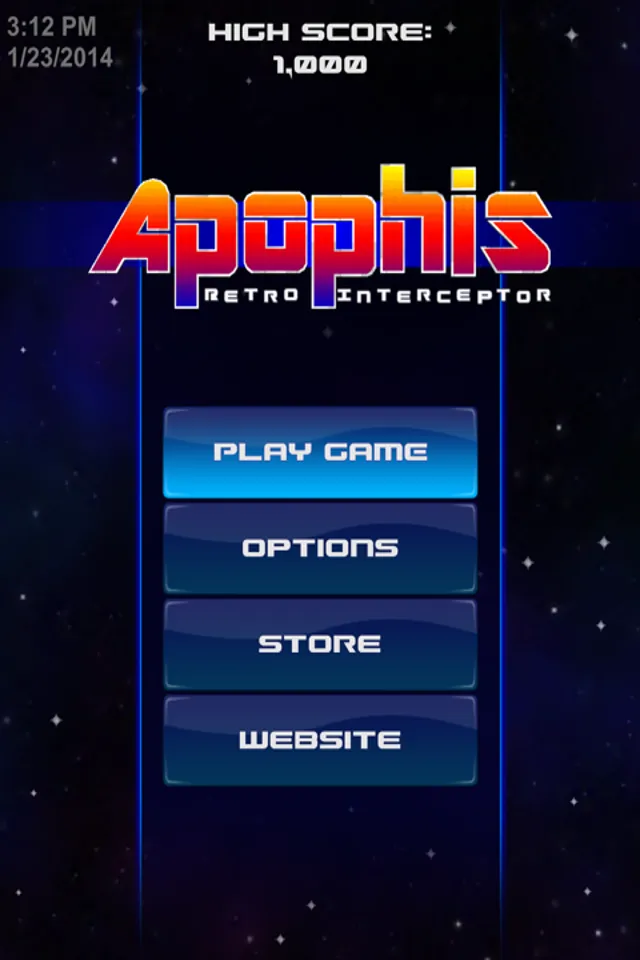 Apophis Retro Interceptor | Indus Appstore | Screenshot