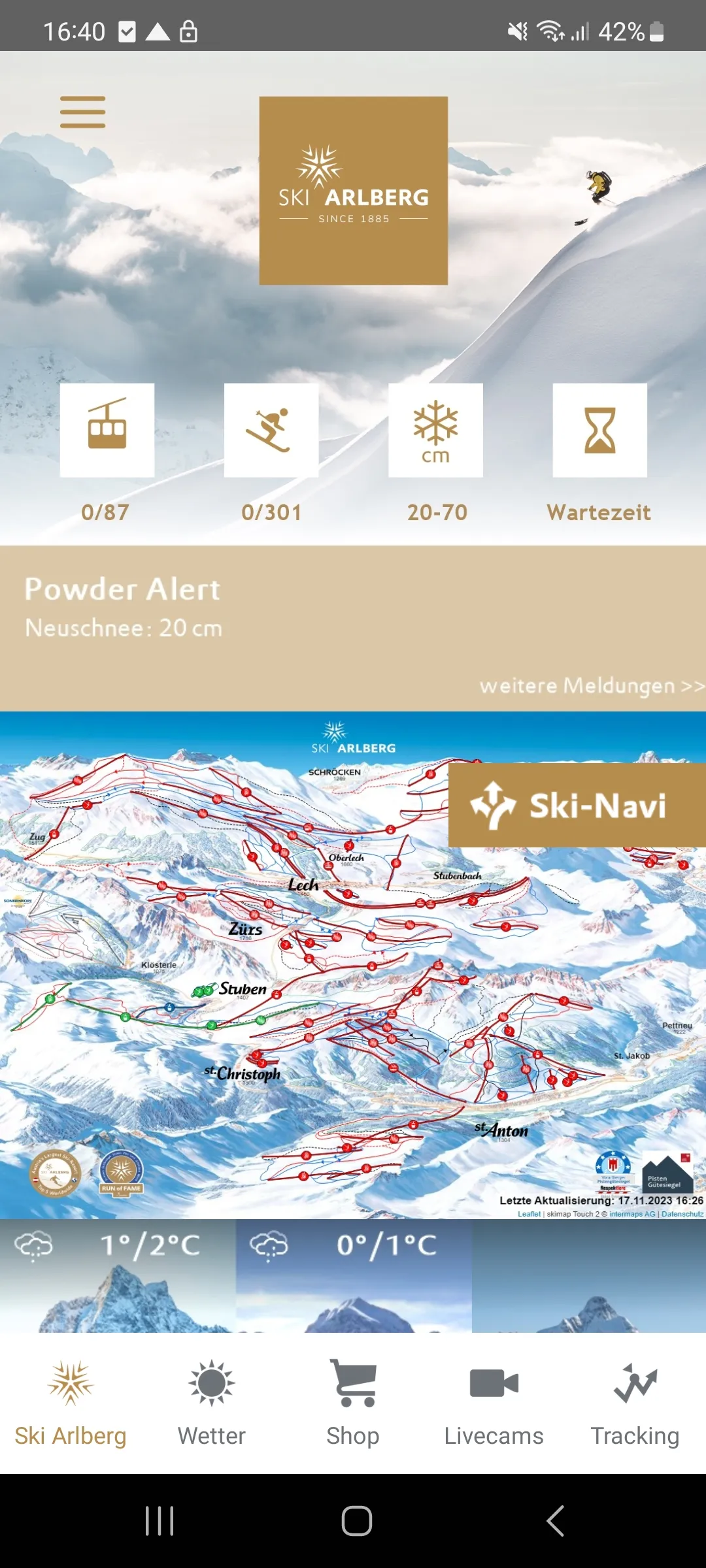 Ski Arlberg | Indus Appstore | Screenshot