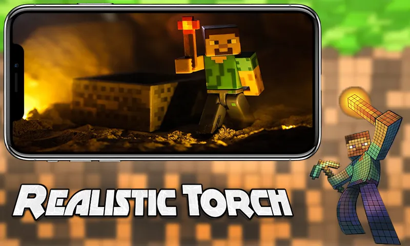 Realistic Torch Mod Minecraft | Indus Appstore | Screenshot