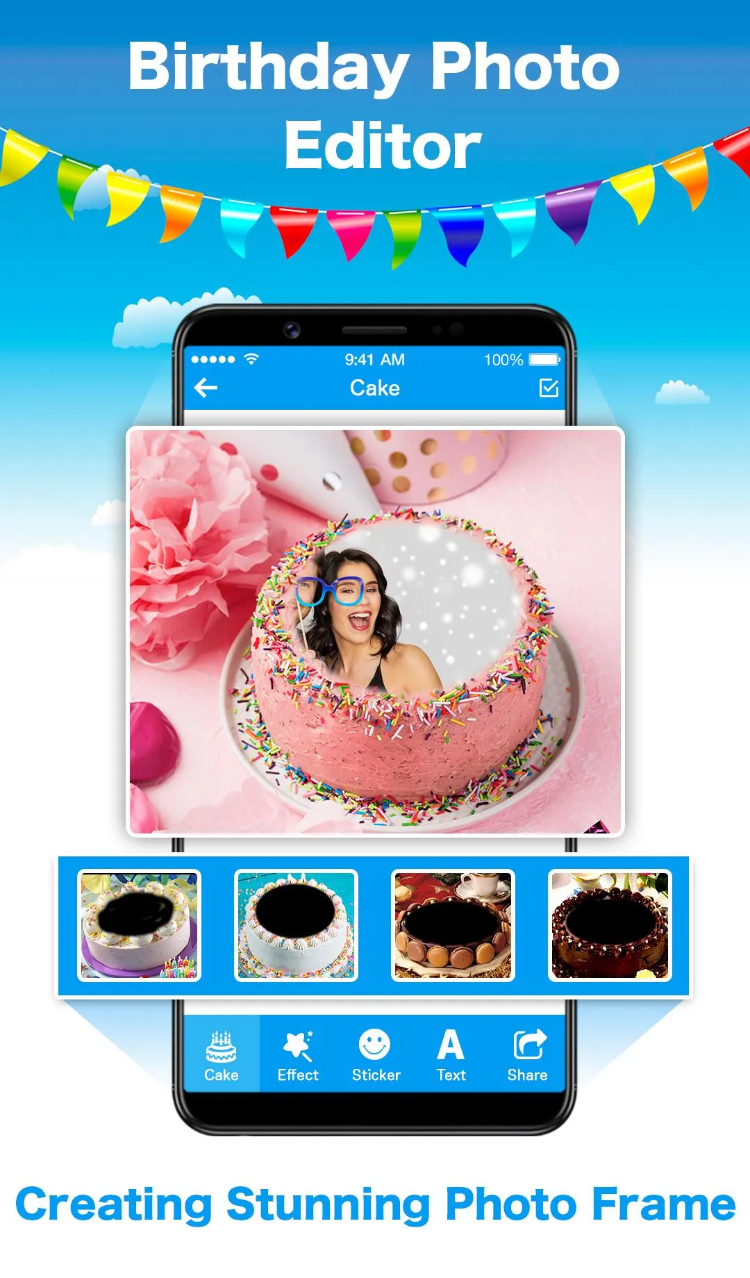 Birthday Photo Frame & Editor | Indus Appstore | Screenshot