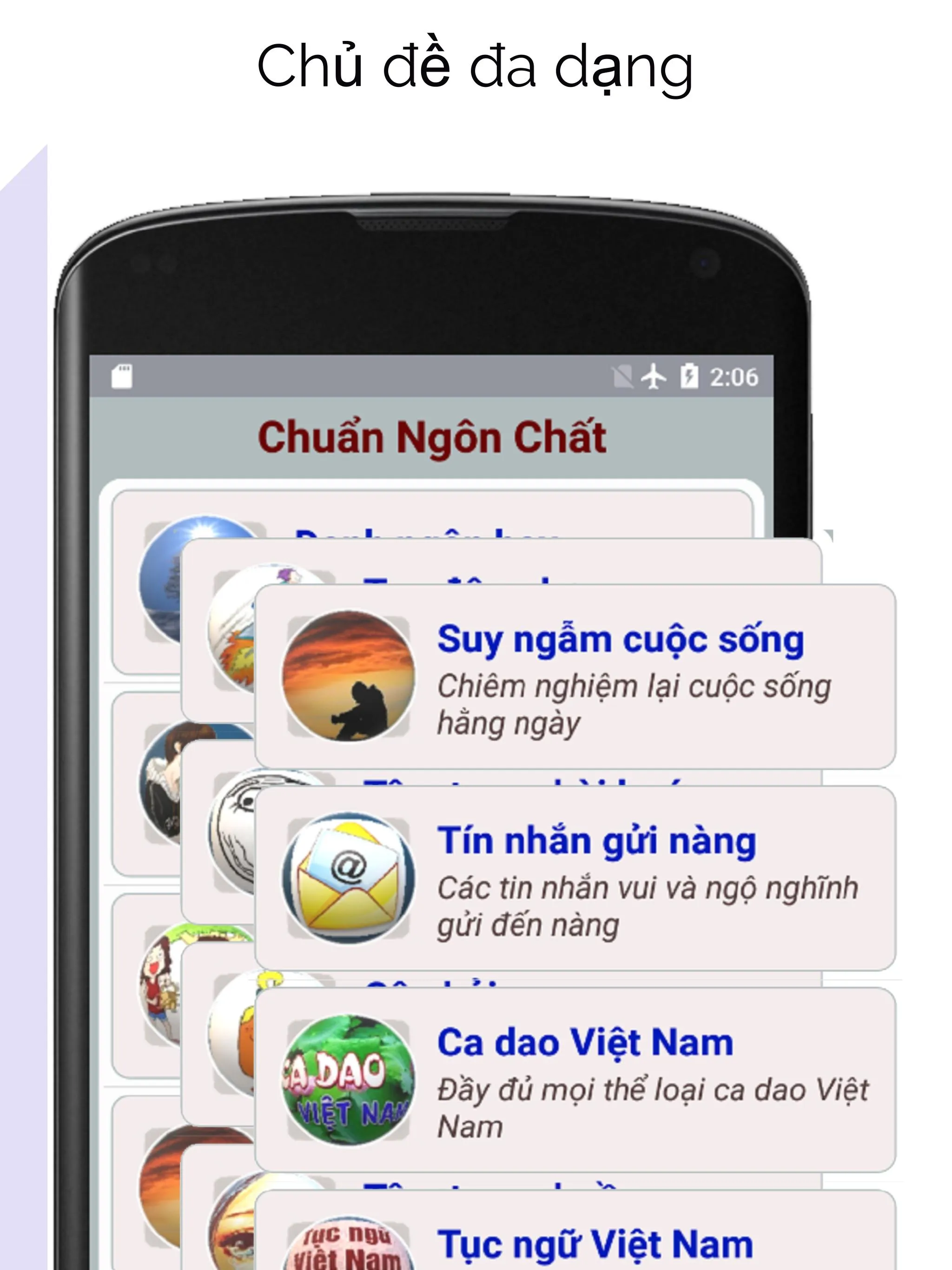 Chuẩn Ngôn Chất | Indus Appstore | Screenshot