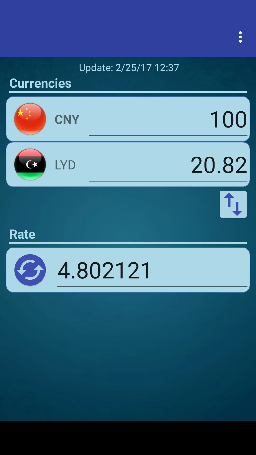 Chinese Yuan x Libyan Dinar | Indus Appstore | Screenshot