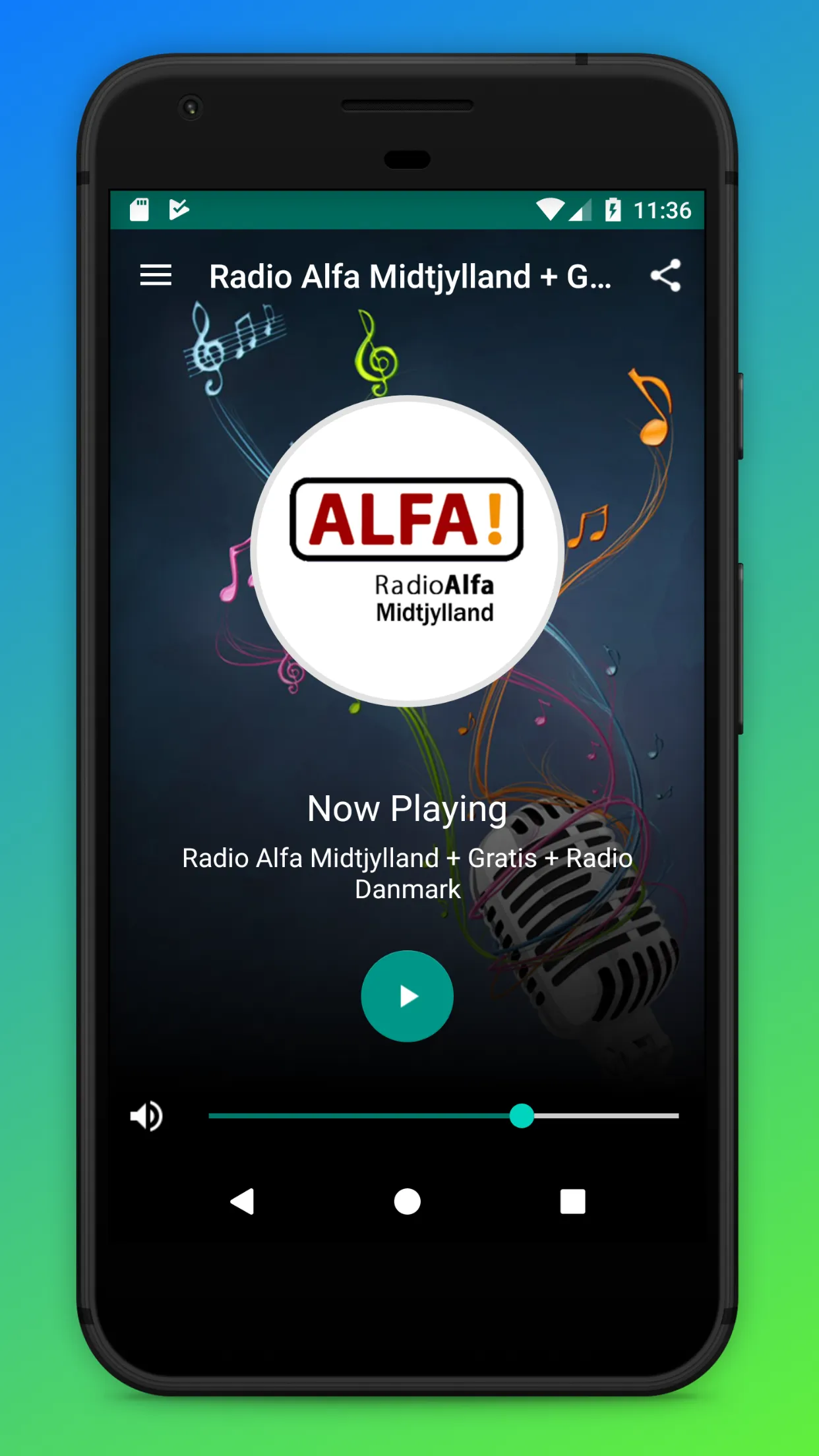 Radio Alfa Midtjylland App DK | Indus Appstore | Screenshot