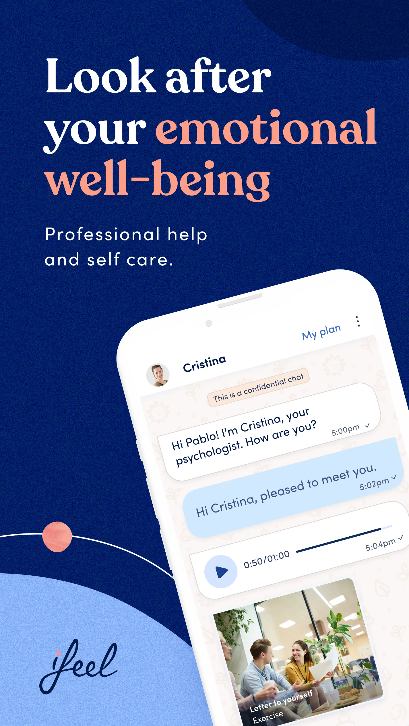 Online therapy, emotional help | Indus Appstore | Screenshot