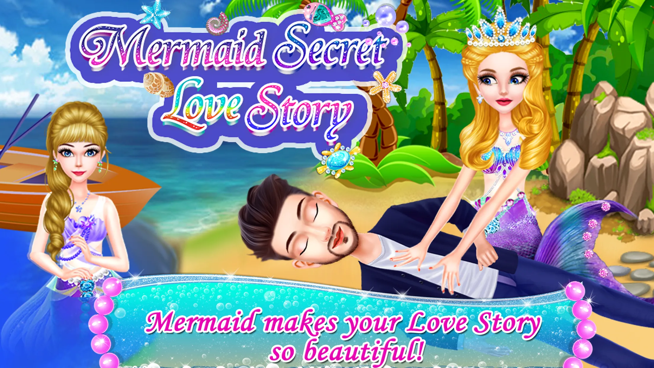 Mermaid Secret Love Story Game | Indus Appstore | Screenshot