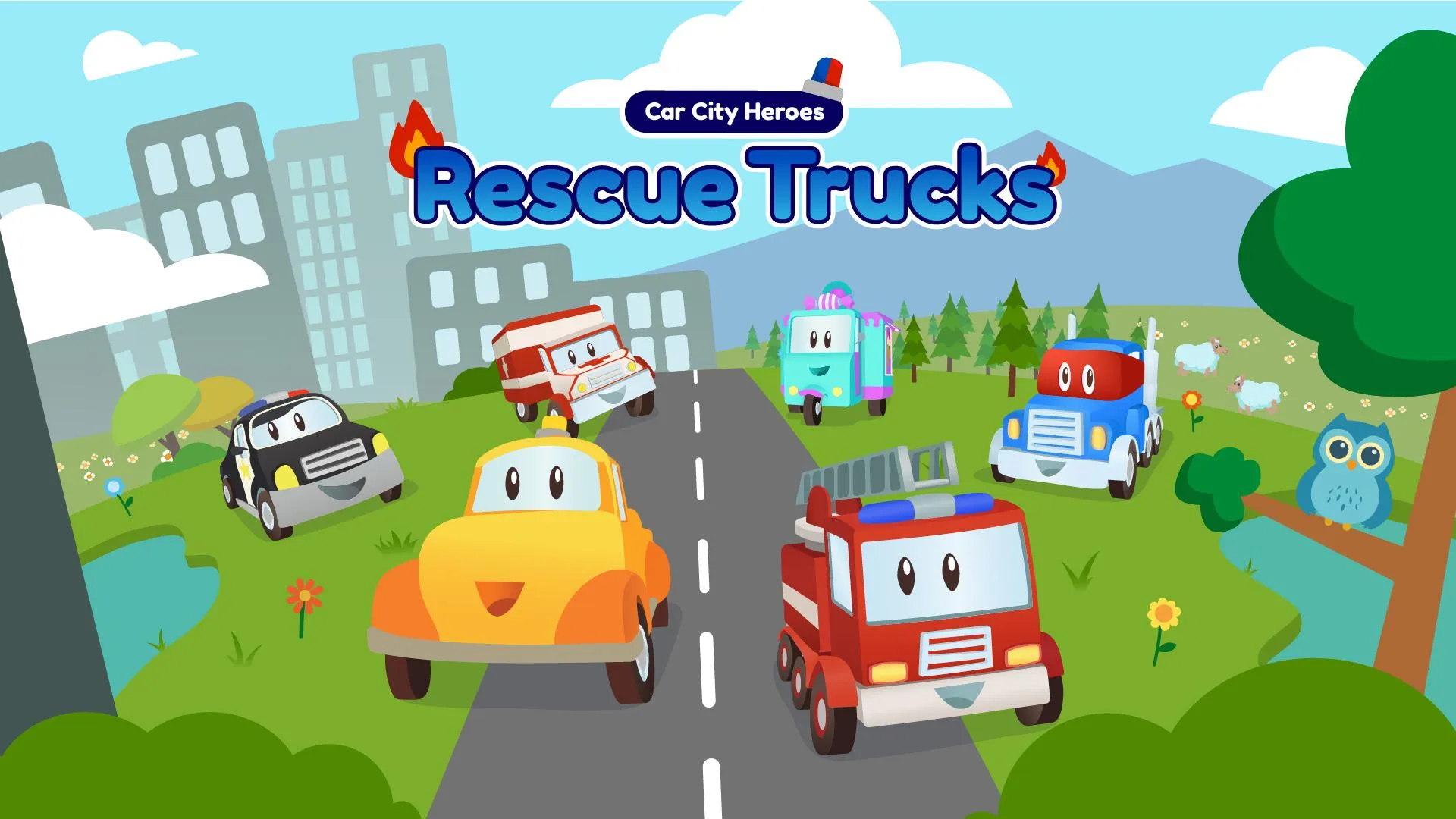 Car City Heroes: Rescue Trucks | Indus Appstore | Screenshot