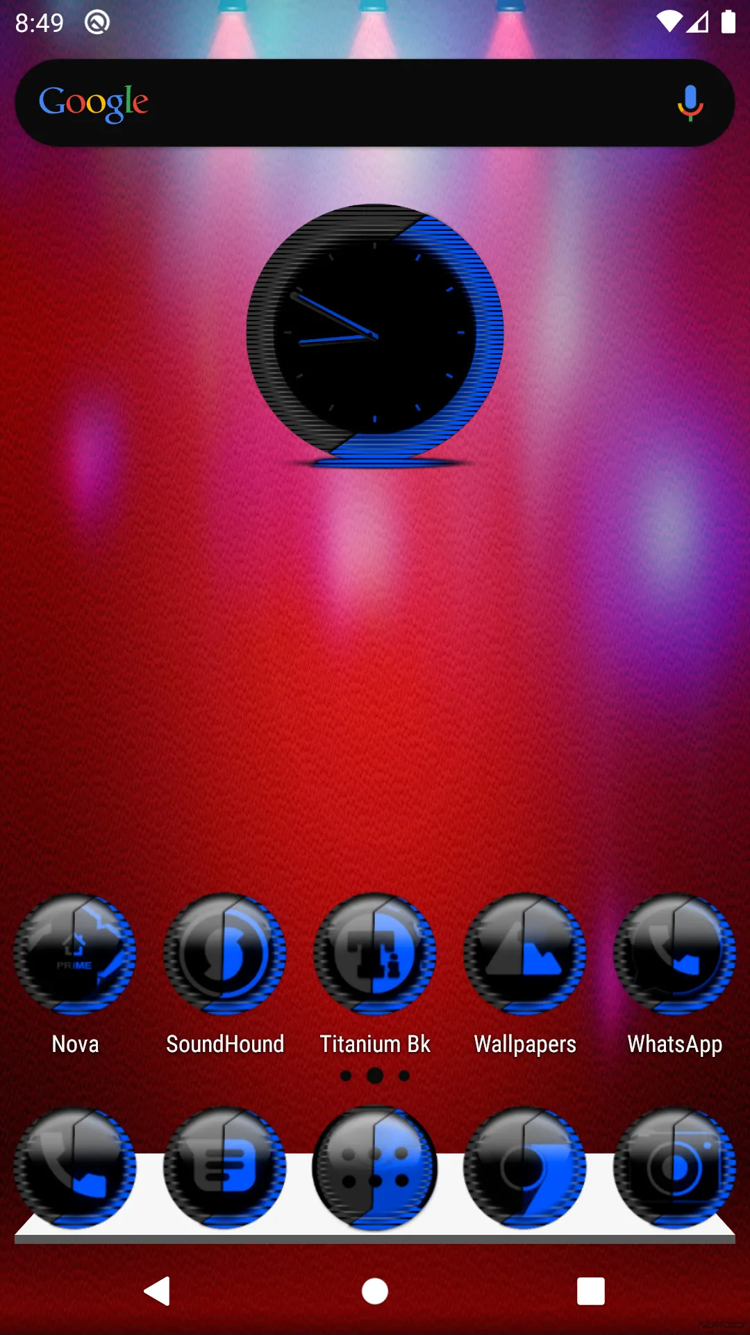 Blue Icon Pack Style 8 | Indus Appstore | Screenshot