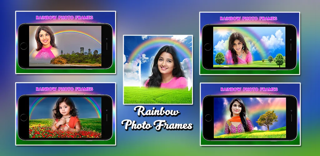 Rainbow Photo Frames | Indus Appstore | Screenshot