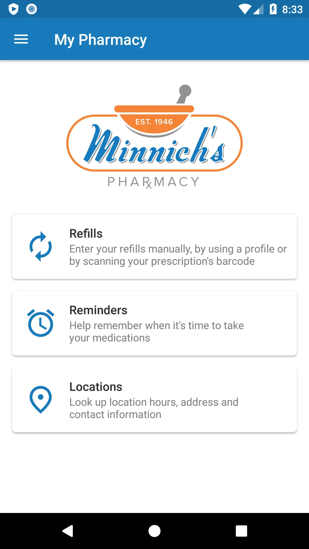 Minnich's Pharmacy | Indus Appstore | Screenshot