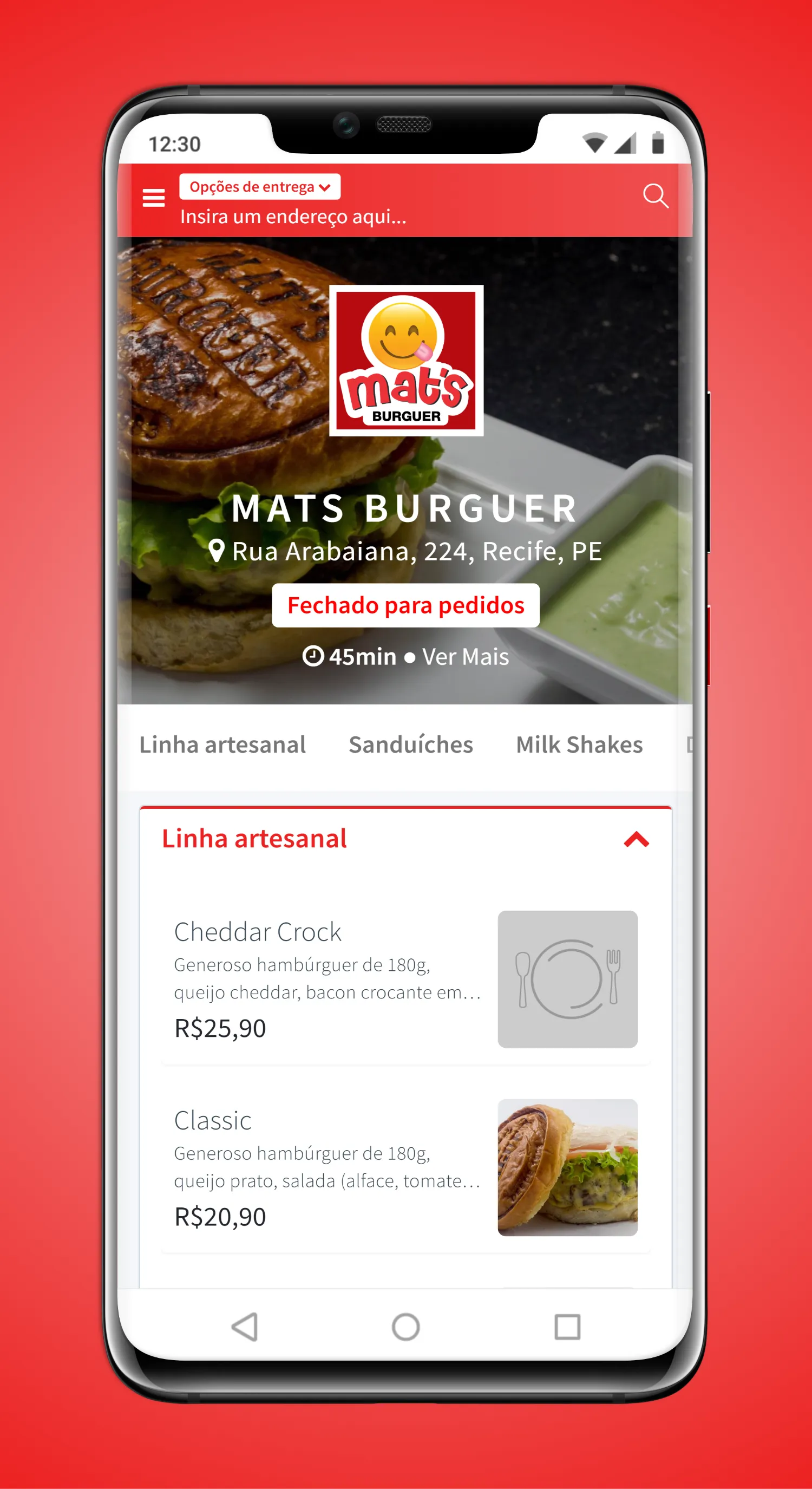 Mats Burguer Delivery | Indus Appstore | Screenshot