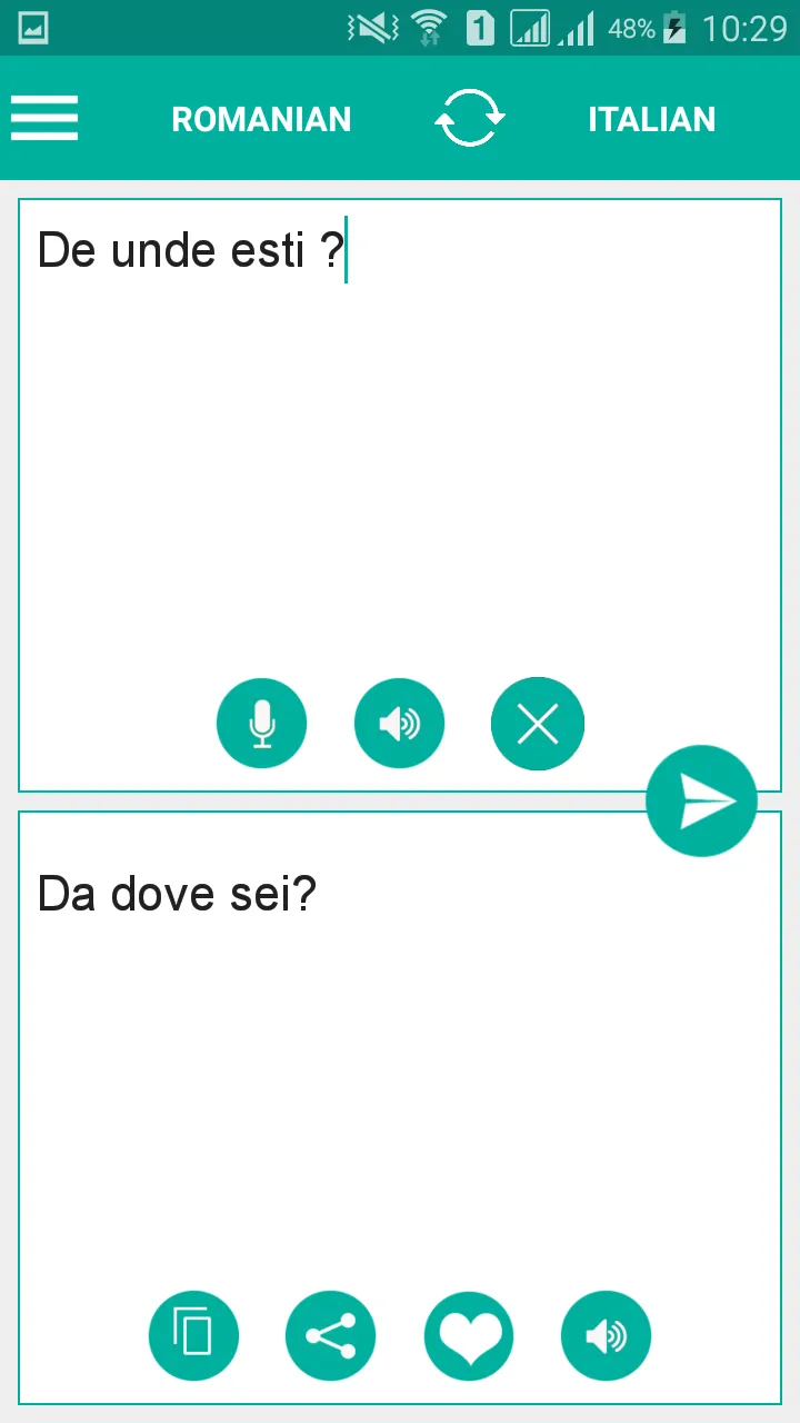 Romanian Italian Translator | Indus Appstore | Screenshot