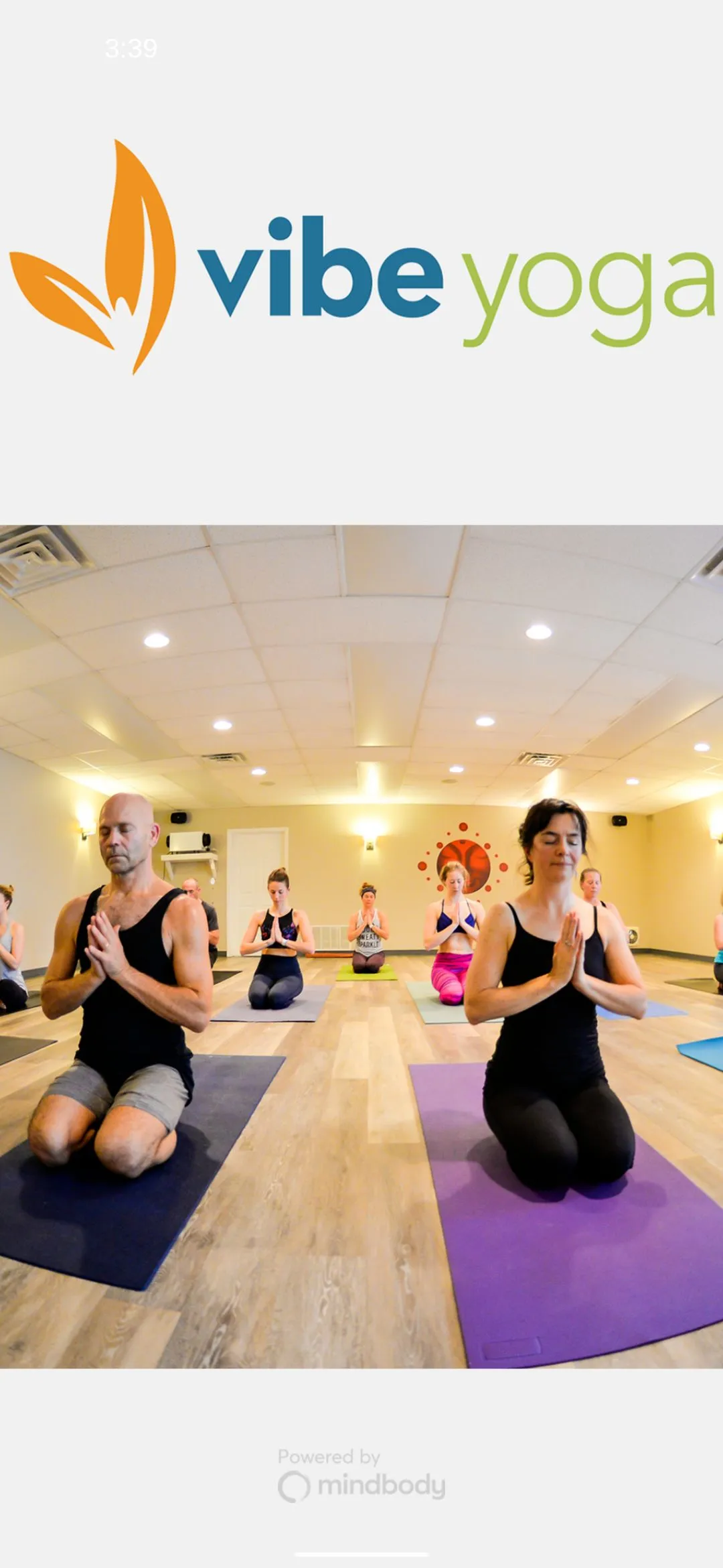 Vibe Yoga Studio | Indus Appstore | Screenshot